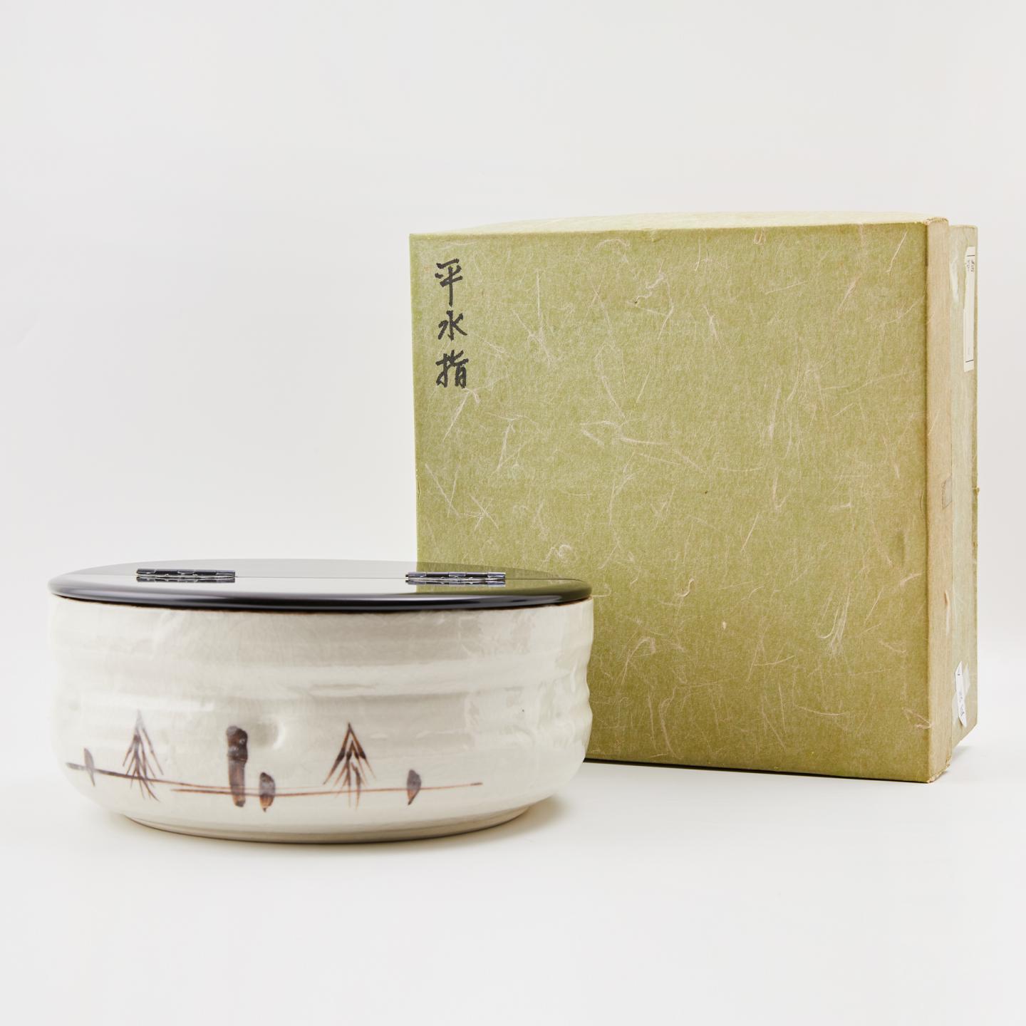 加藤六兵卫｜昭和时期 绘志野平水指