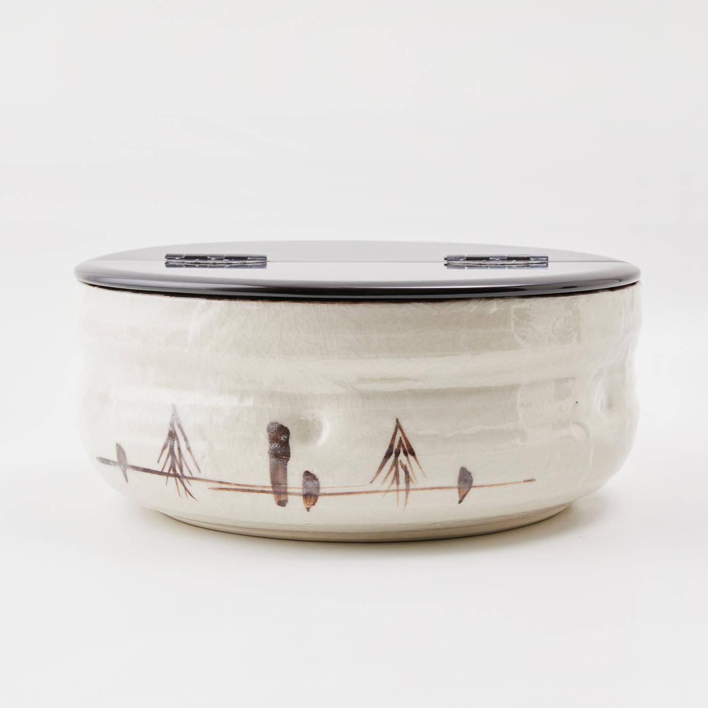 加藤六兵卫｜昭和时期 绘志野平水指