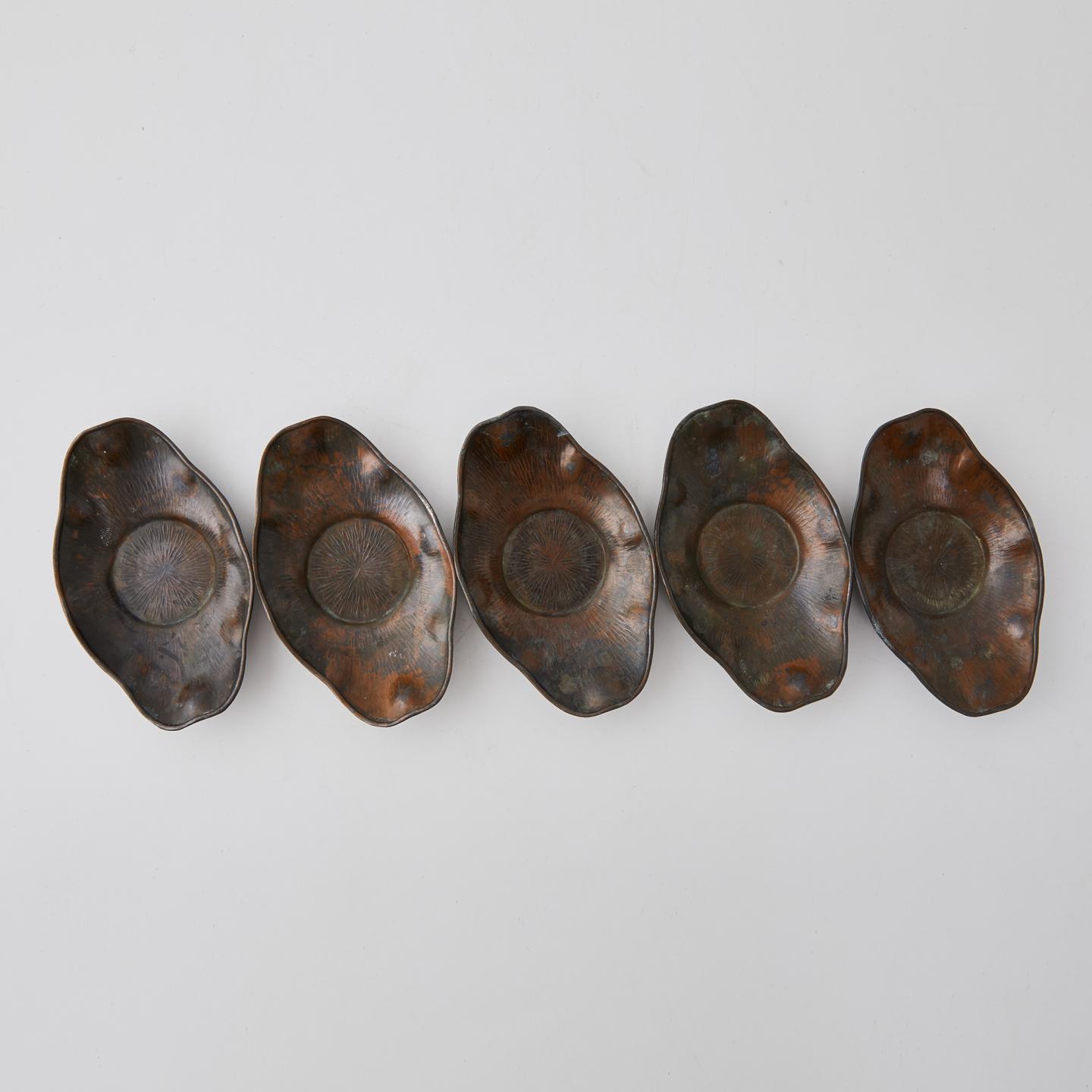 日本回流｜明治时期 荷叶形卷边老锡托 5客