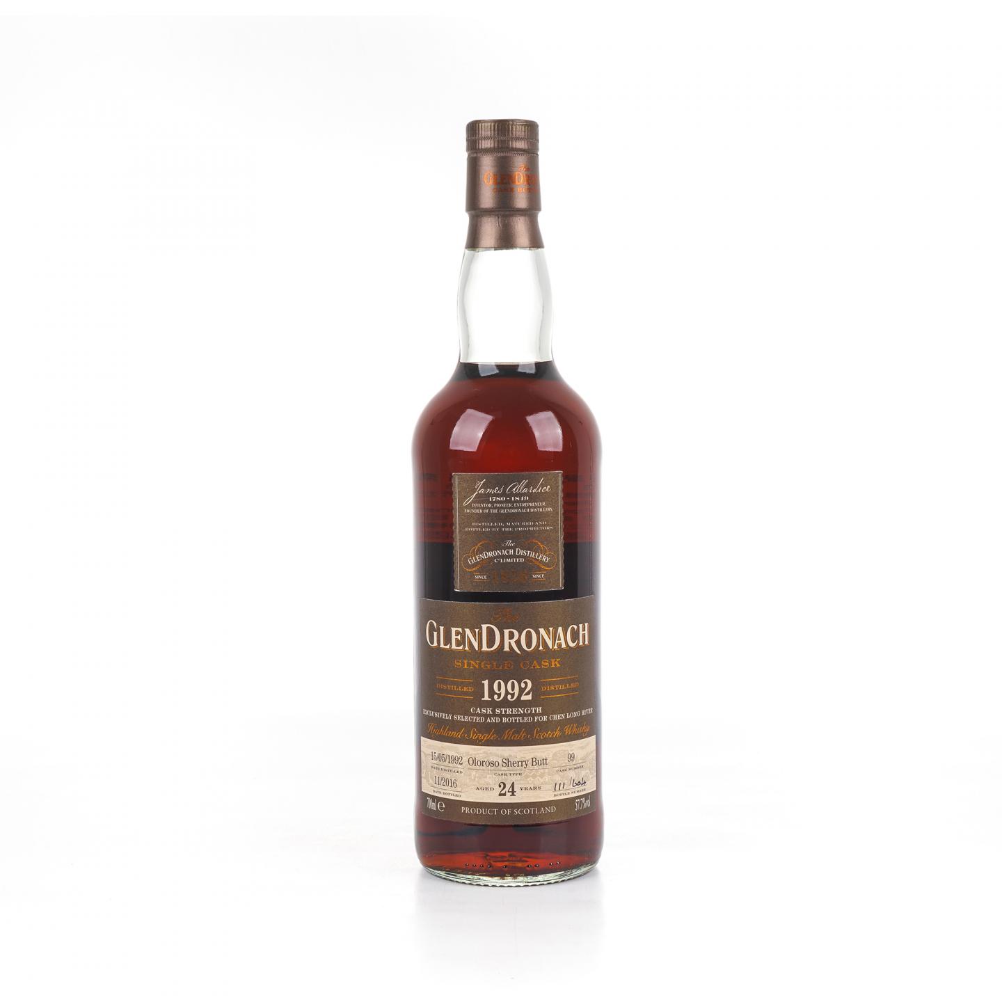 Glendronach 格兰多纳 24年 1992-2016 雪莉单桶#99