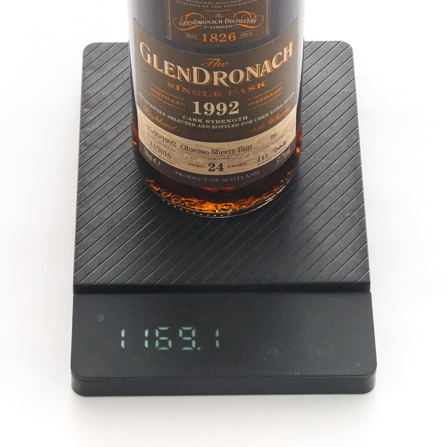 Glendronach 格兰多纳 24年 1992-2016 雪莉单桶#99