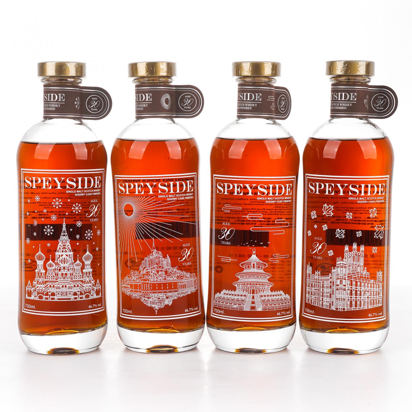 秘密斯佩塞 30年 春夏秋冬全套 4支组*700ml