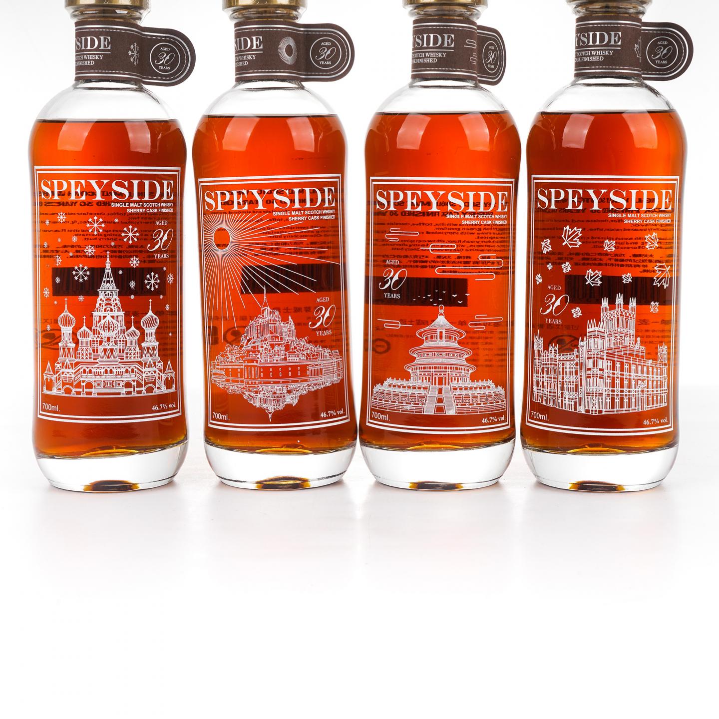 秘密斯佩塞 30年 春夏秋冬全套 4支组*700ml