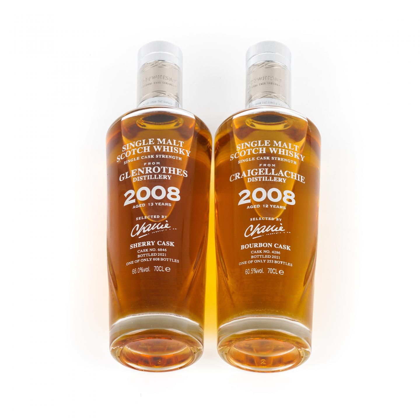 克莱拉奇 12年/格兰路思 13年 单桶桶强 Joy 700ml*2瓶组