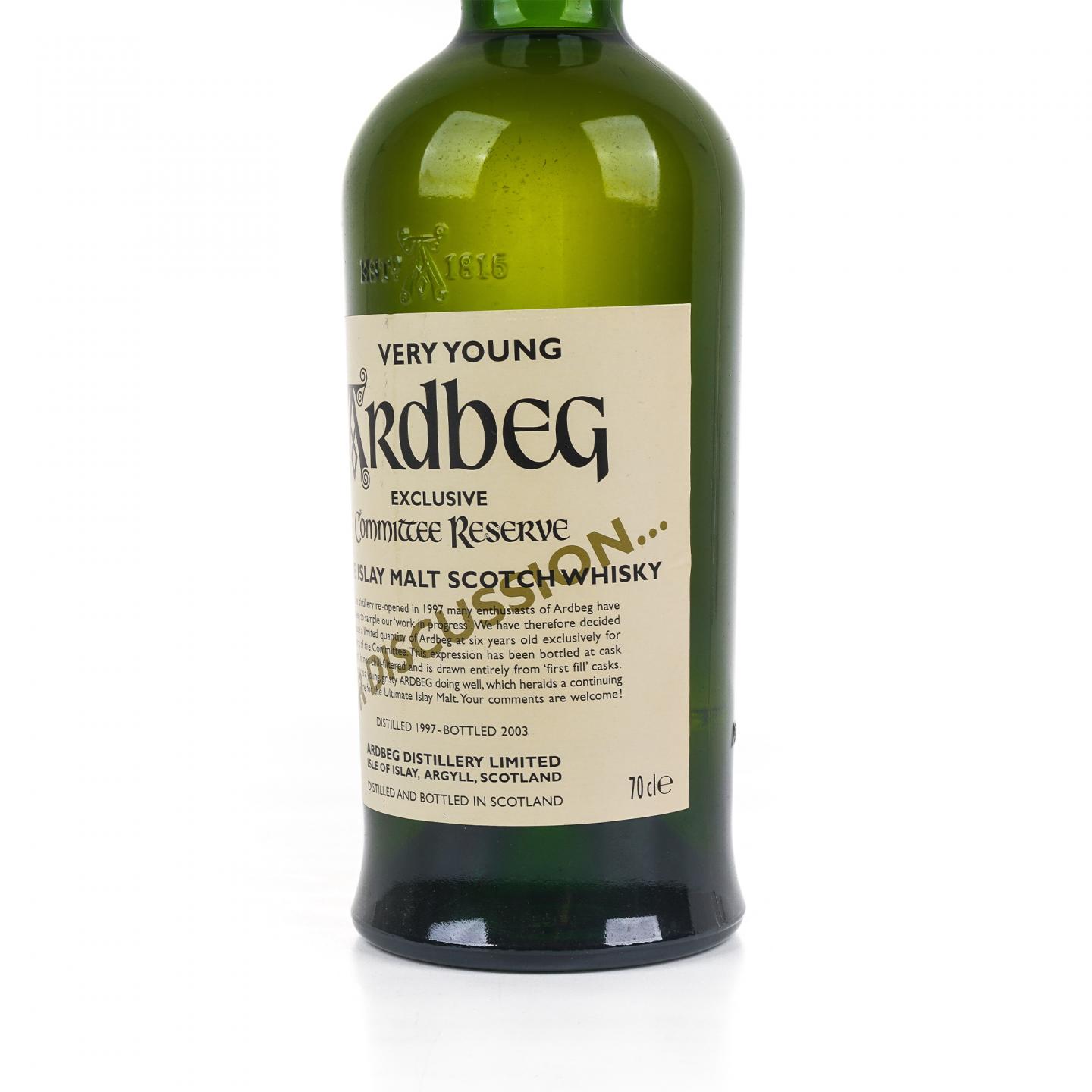 Ardbeg 阿贝 1997-2003 Very Young 会员版