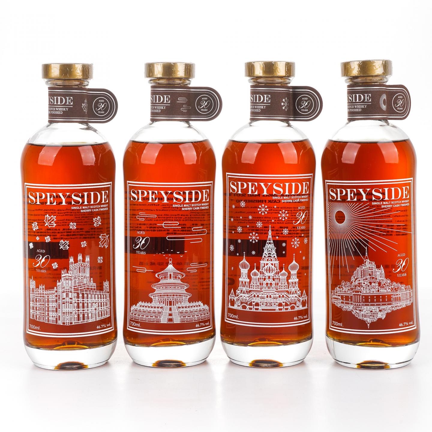 秘密斯佩塞 30年 春夏秋冬全套 4瓶组*700ml