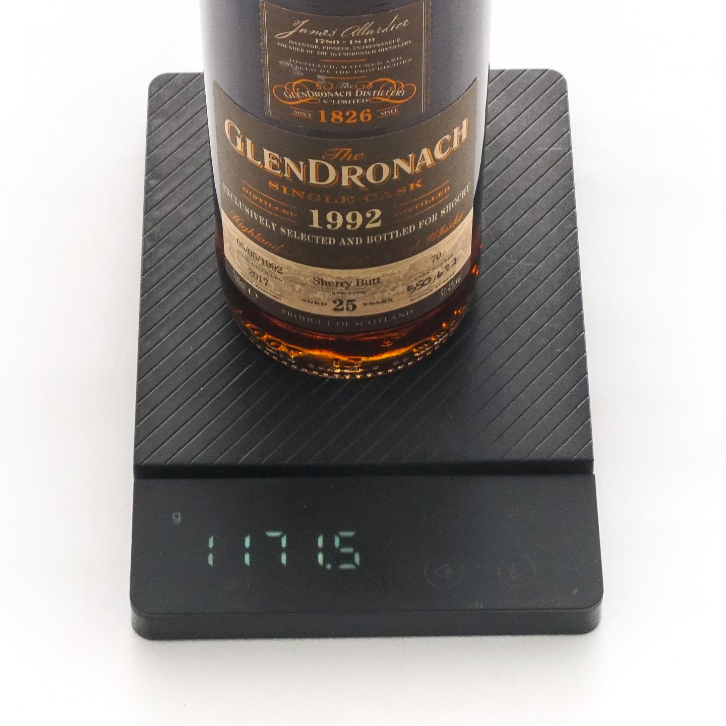 Glendronach 格兰多纳 25年 1992-2017 雪莉单桶#70