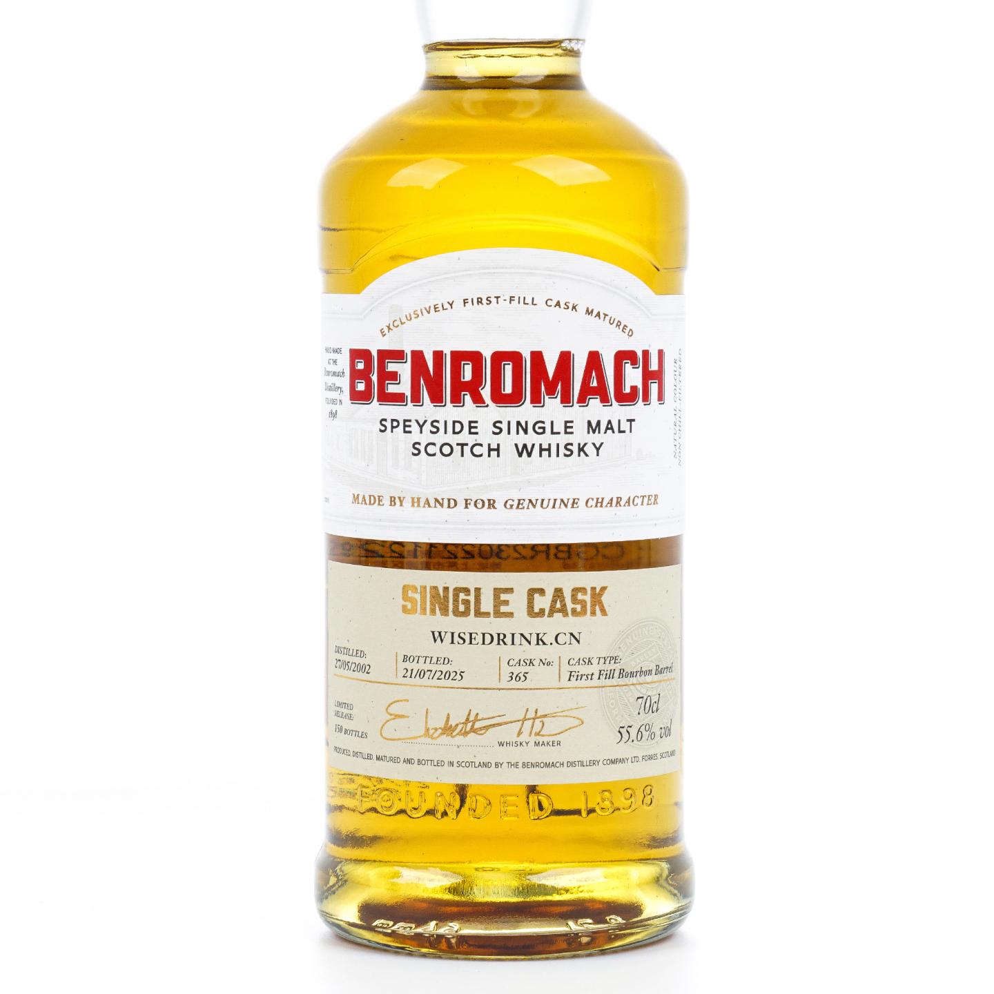 Benromach 本诺曼克 2002-2025 单桶#365