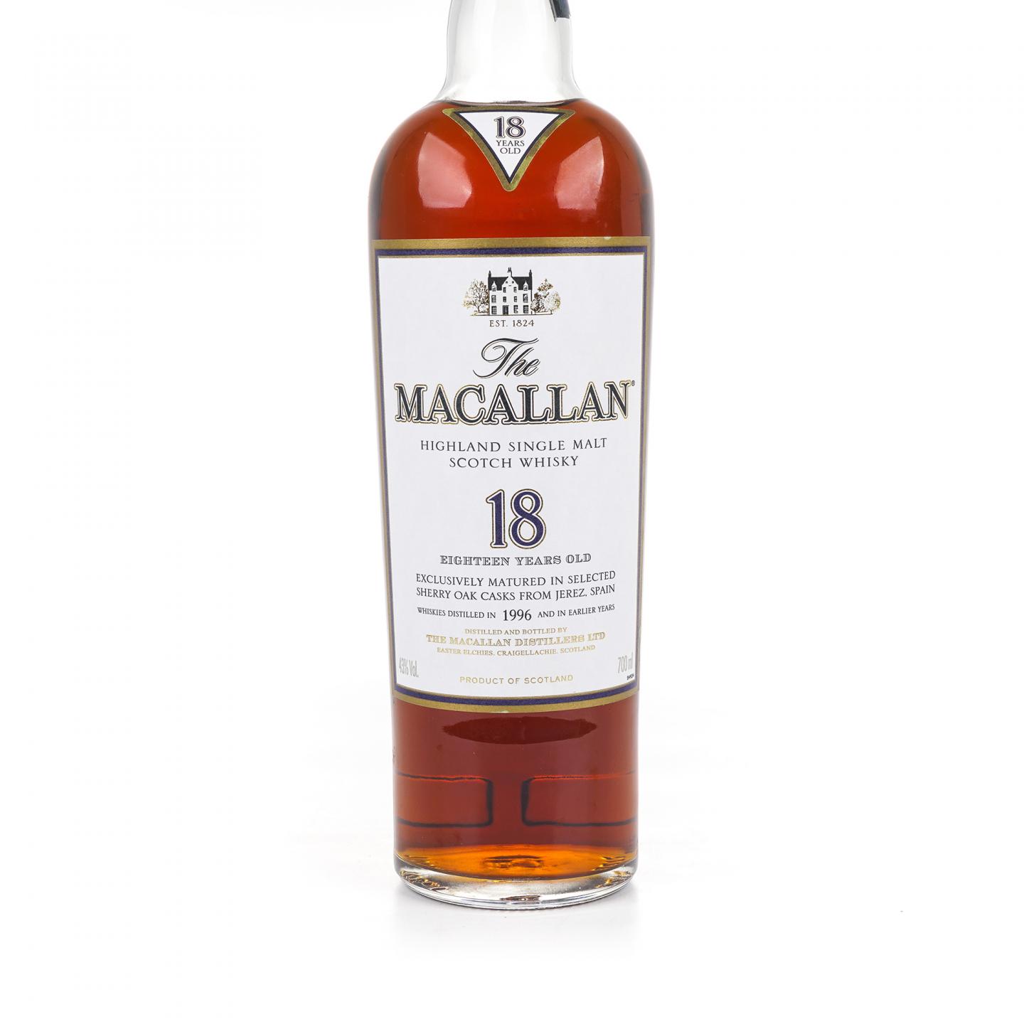 Macallan 麦卡伦 18年 1996 雪莉桶 700ml