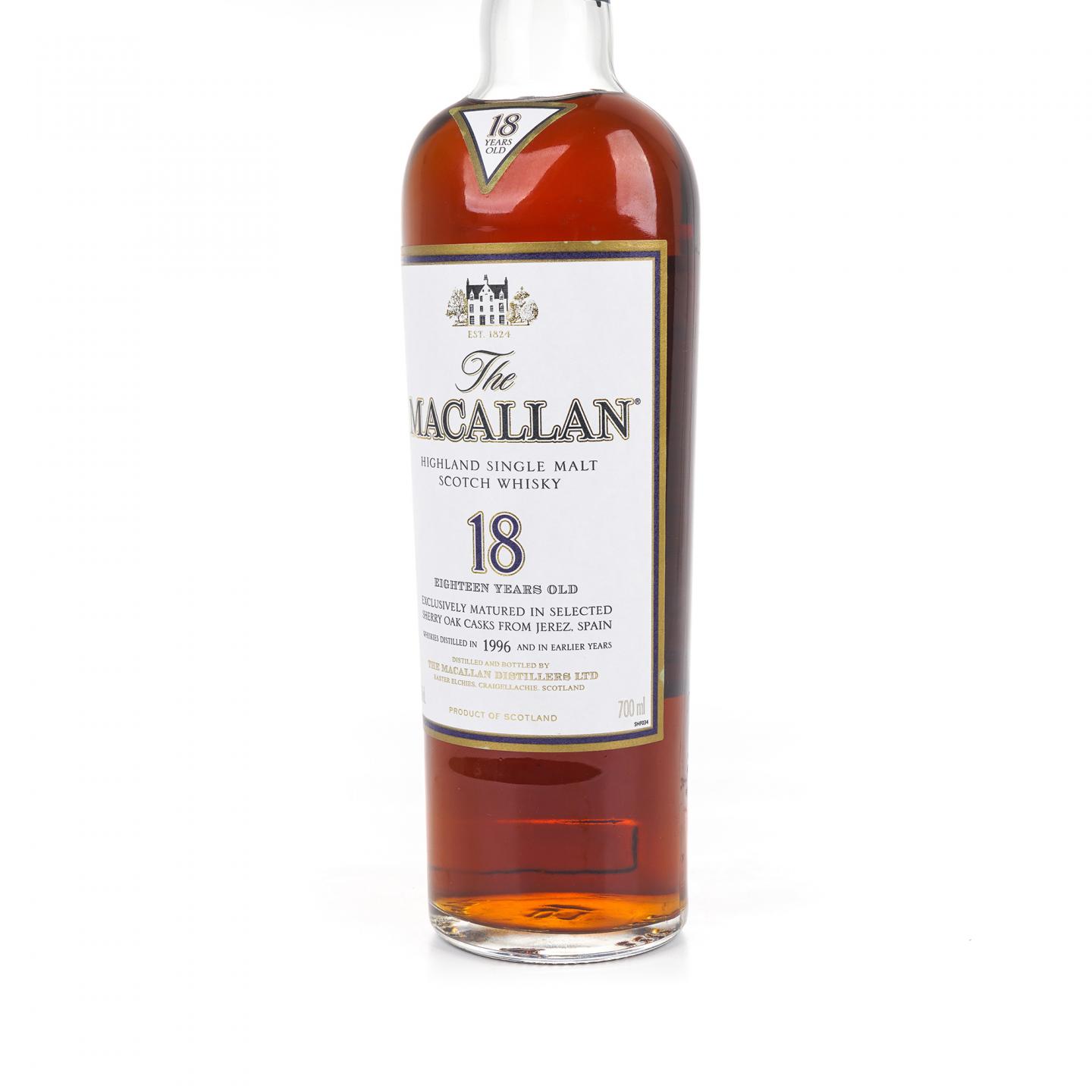 Macallan 麦卡伦 18年 1996 雪莉桶 700ml