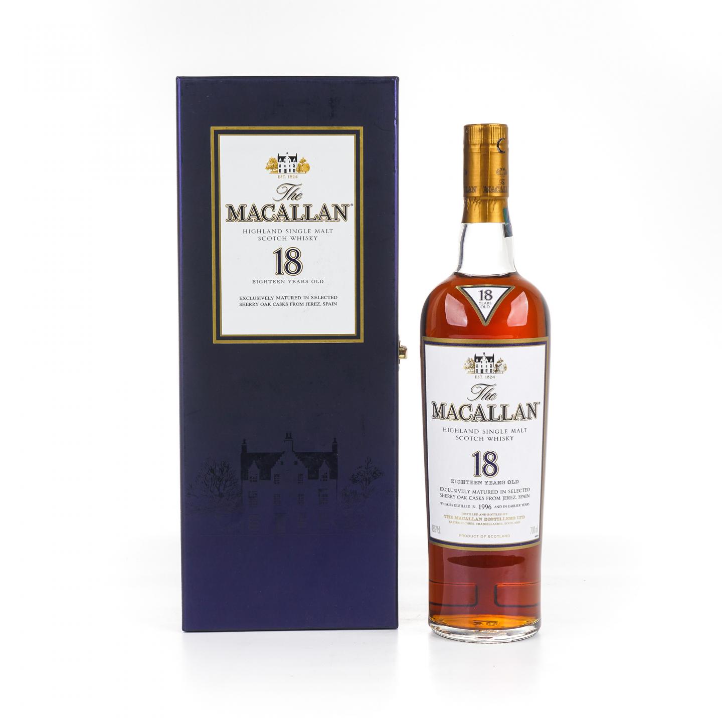 Macallan 麦卡伦 18年 1996 雪莉桶 700ML
