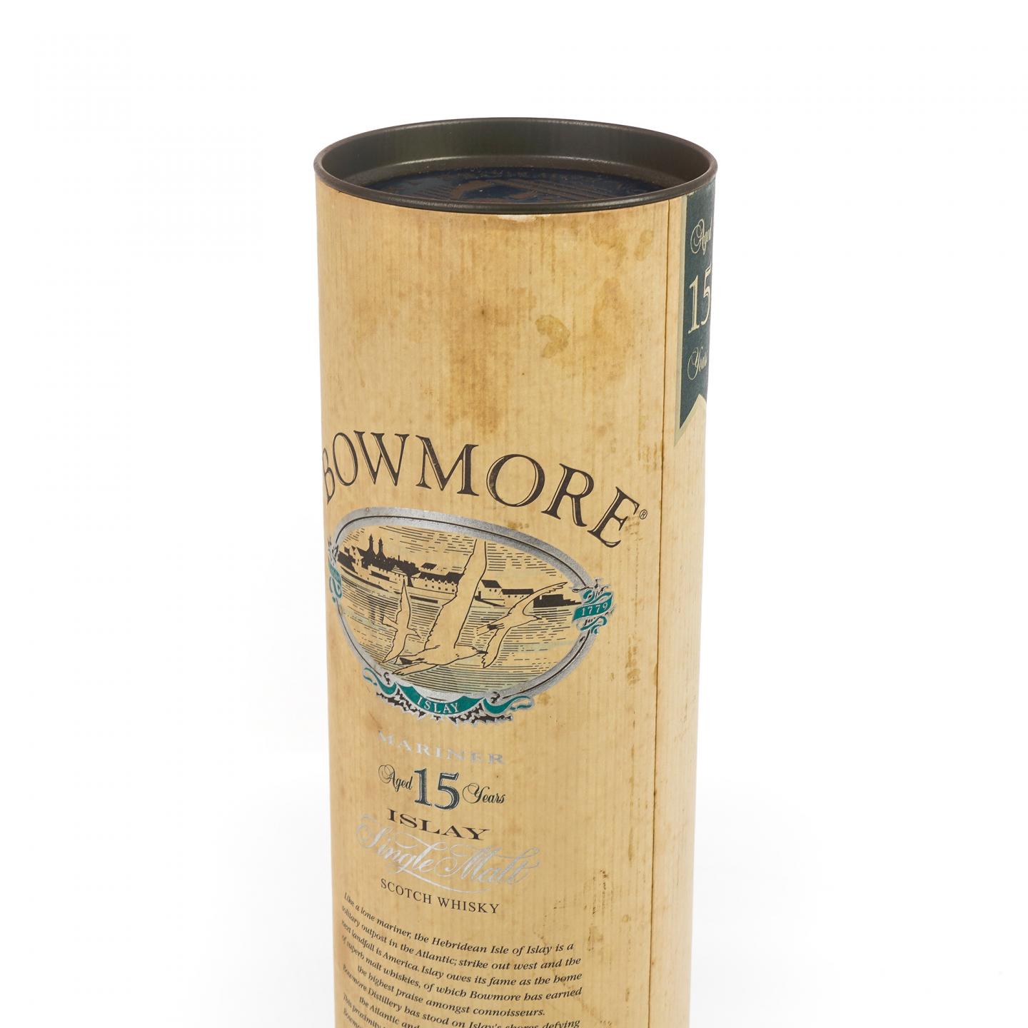 Bowmore 波摩 15年 Mariner 透明海鸥标 圆筒 750ml