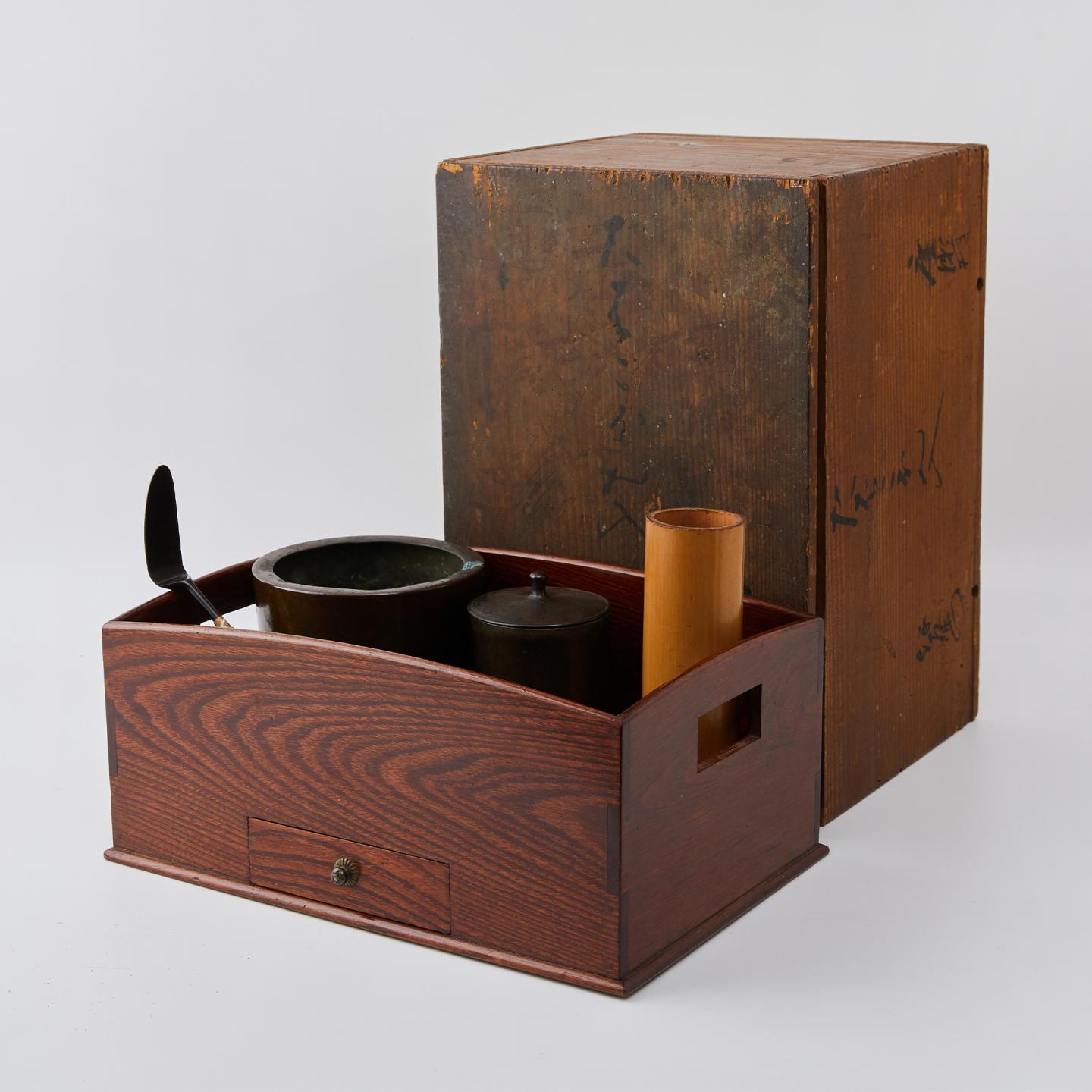 时代金工器｜明治-大正时期 香道具一组