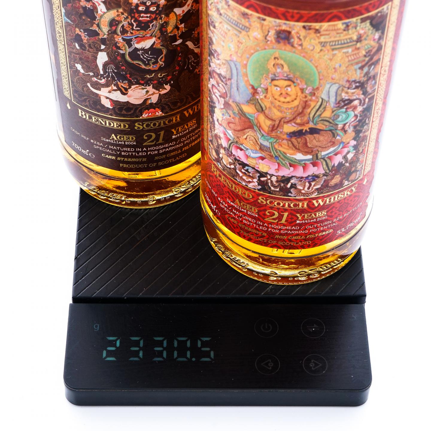 苏格兰调和威士忌 21年 2004-2025 馆藏唐卡艺术系列 桶强 2瓶组*700ml
