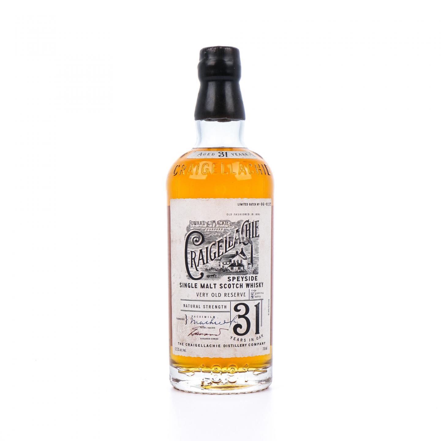 Craigellachie 克莱拉奇 31年 Very Old Reserve 桶强