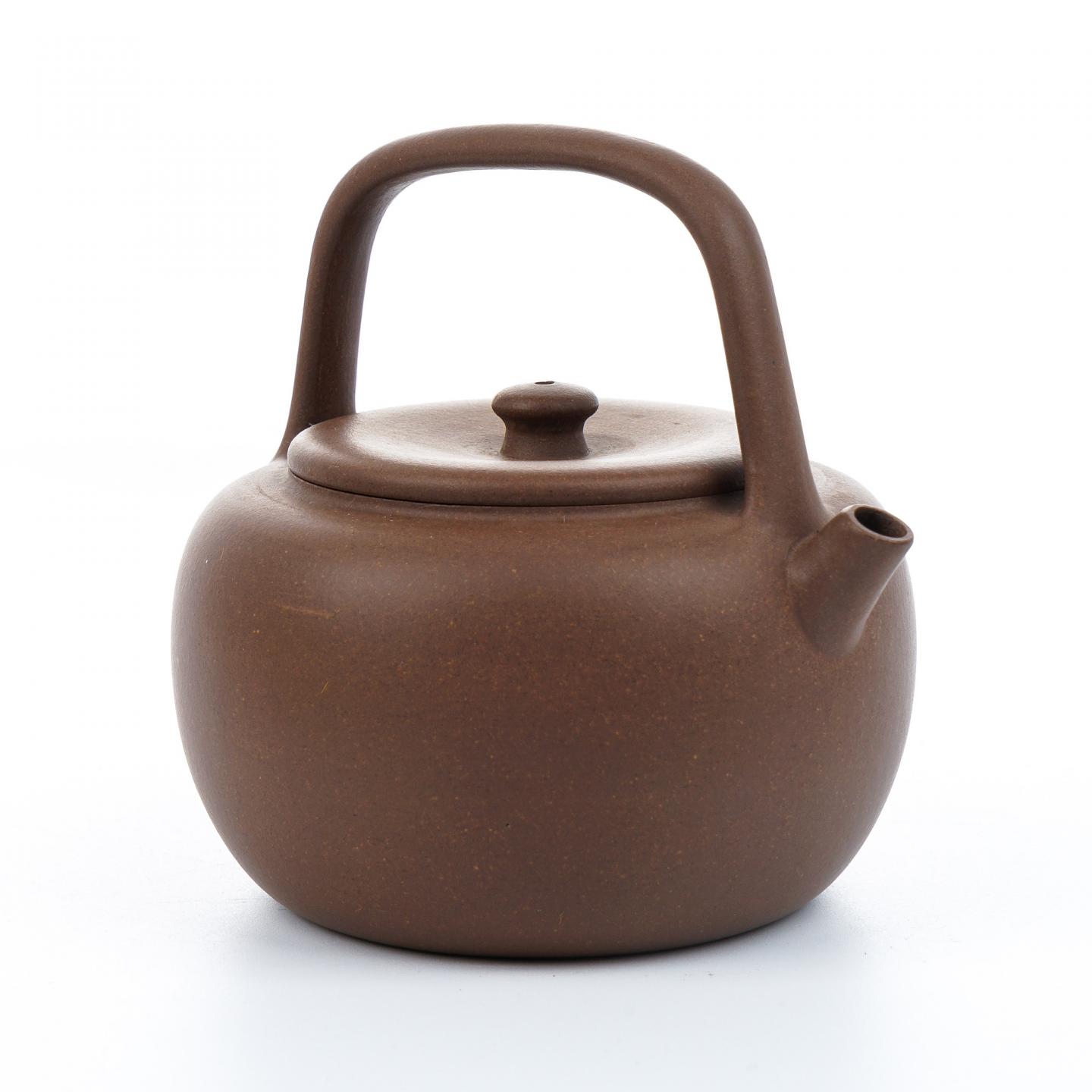 俊芬(九瀚) 扶风·静 提梁壶 紫砂壶 当代 约240cc 约高91mm