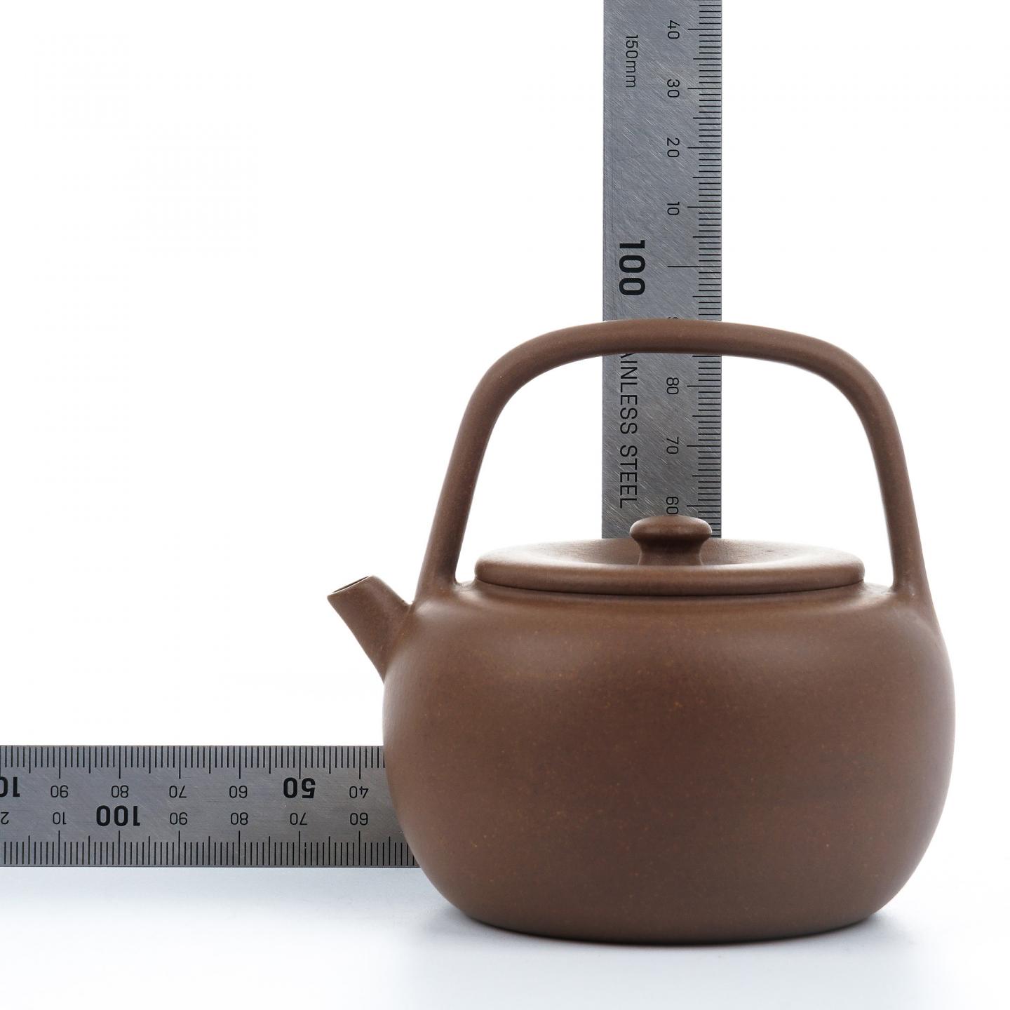 俊芬(九瀚) 扶风·静 提梁壶 紫砂壶 当代 约240cc 约高91mm