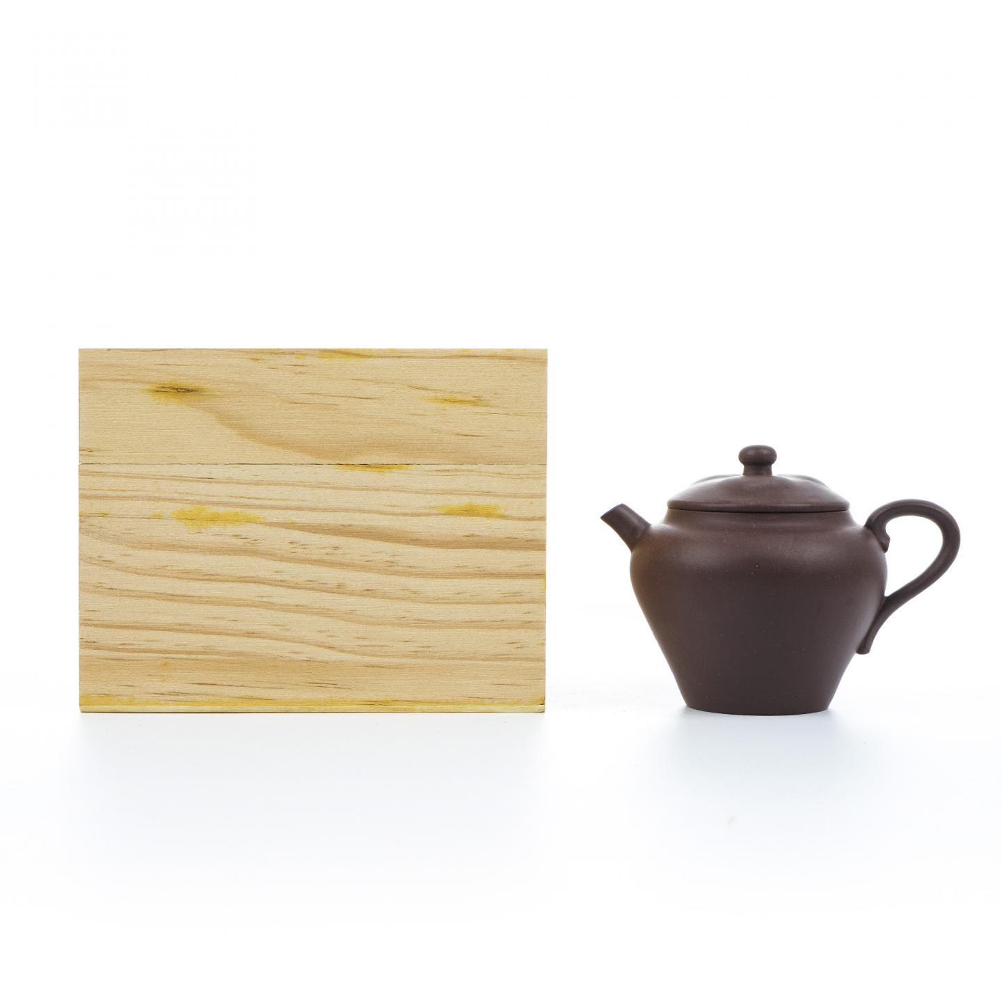 赵斐(九瀚) 唐风·易 紫砂壶 当代 约140cc 约高74mm