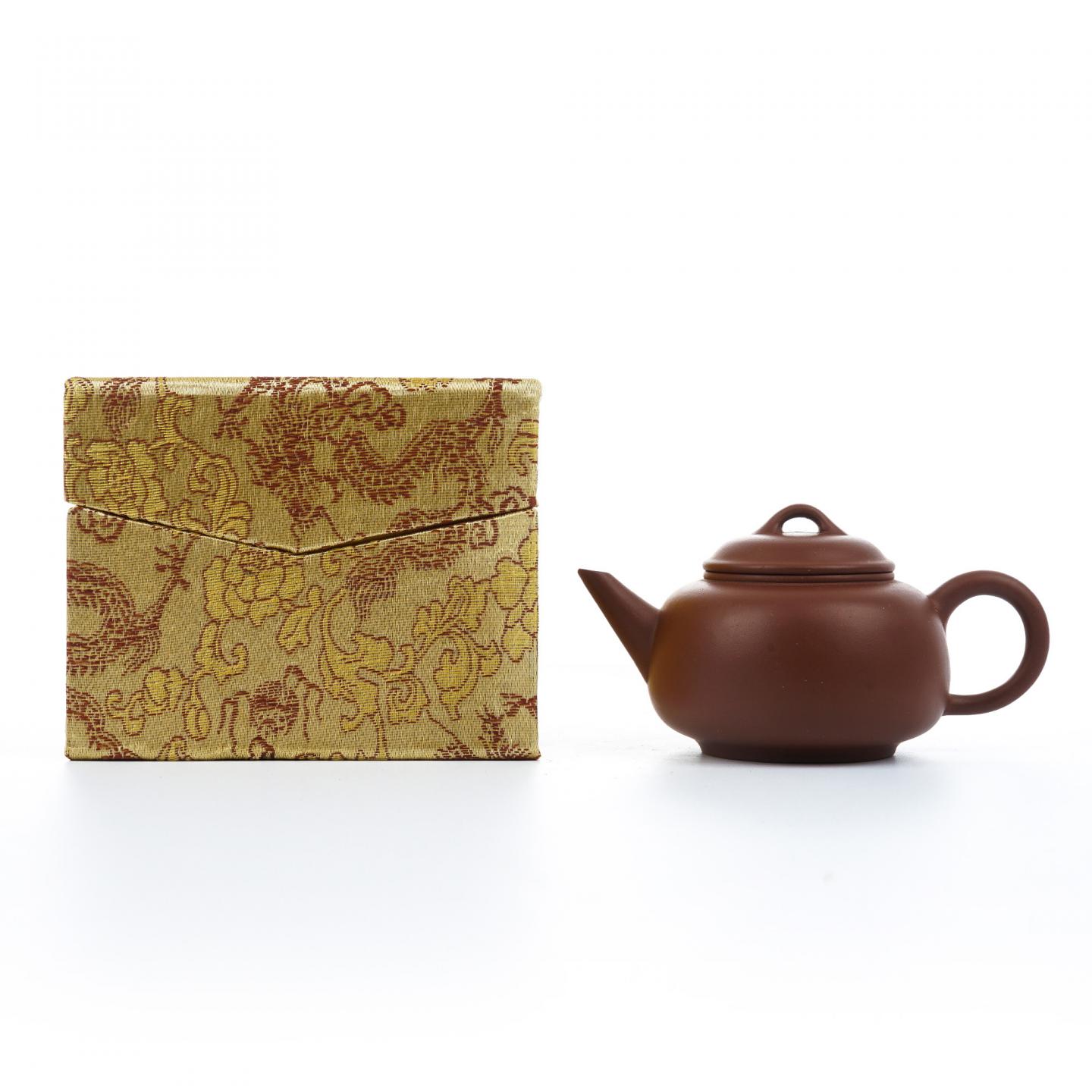 老一厂壶 石蹬壶 紫砂壶 约80年代 约170cc 约高65mm