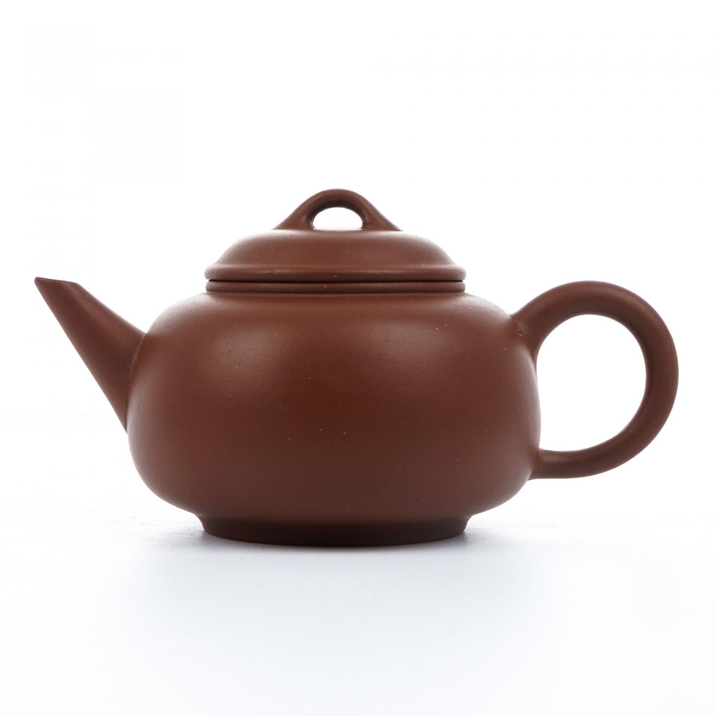 老一厂壶 石蹬壶 紫砂壶 约80年代 约170cc 约高65mm