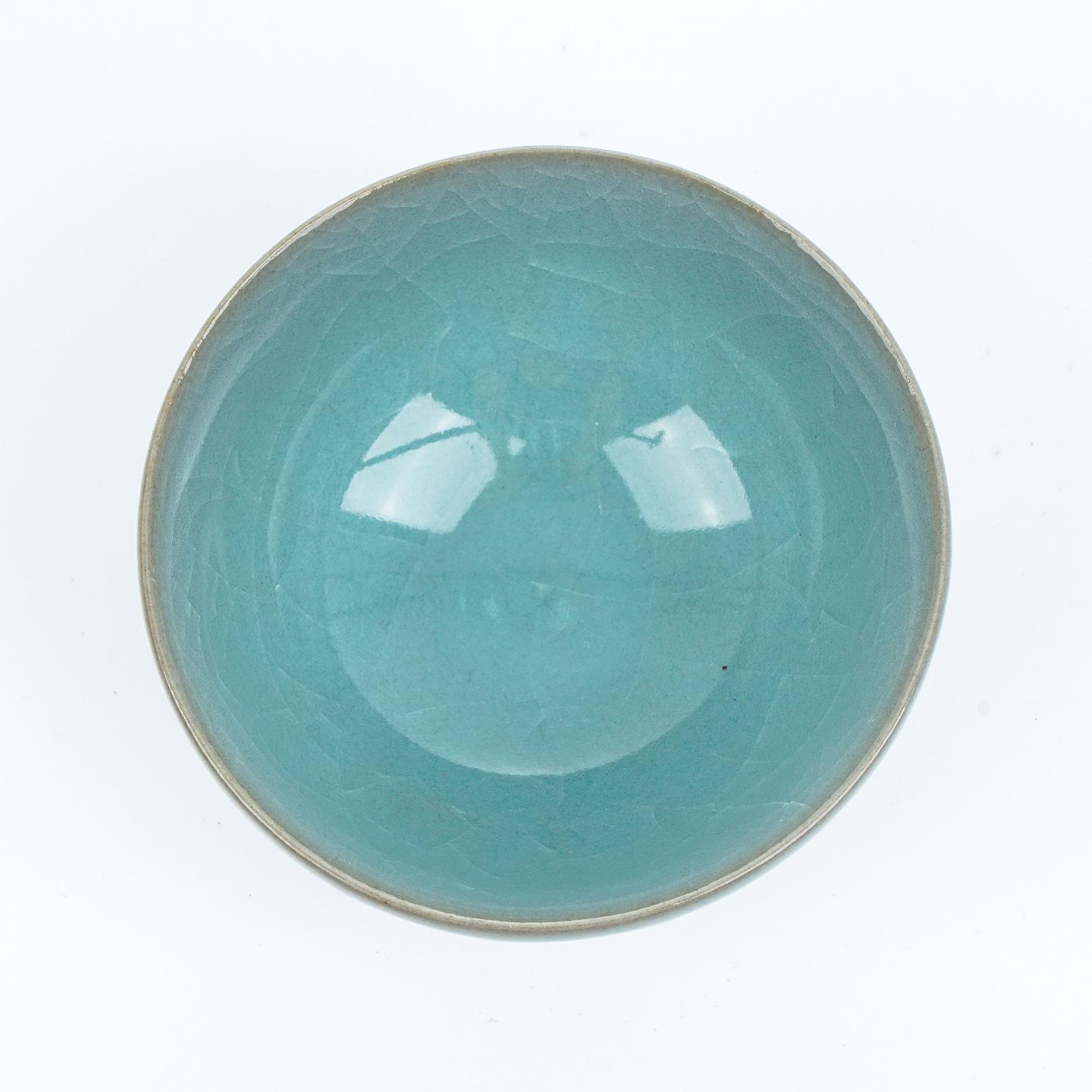 龙泉青瓷 莲花瓣杯3个 圆杯3个 约高50mm