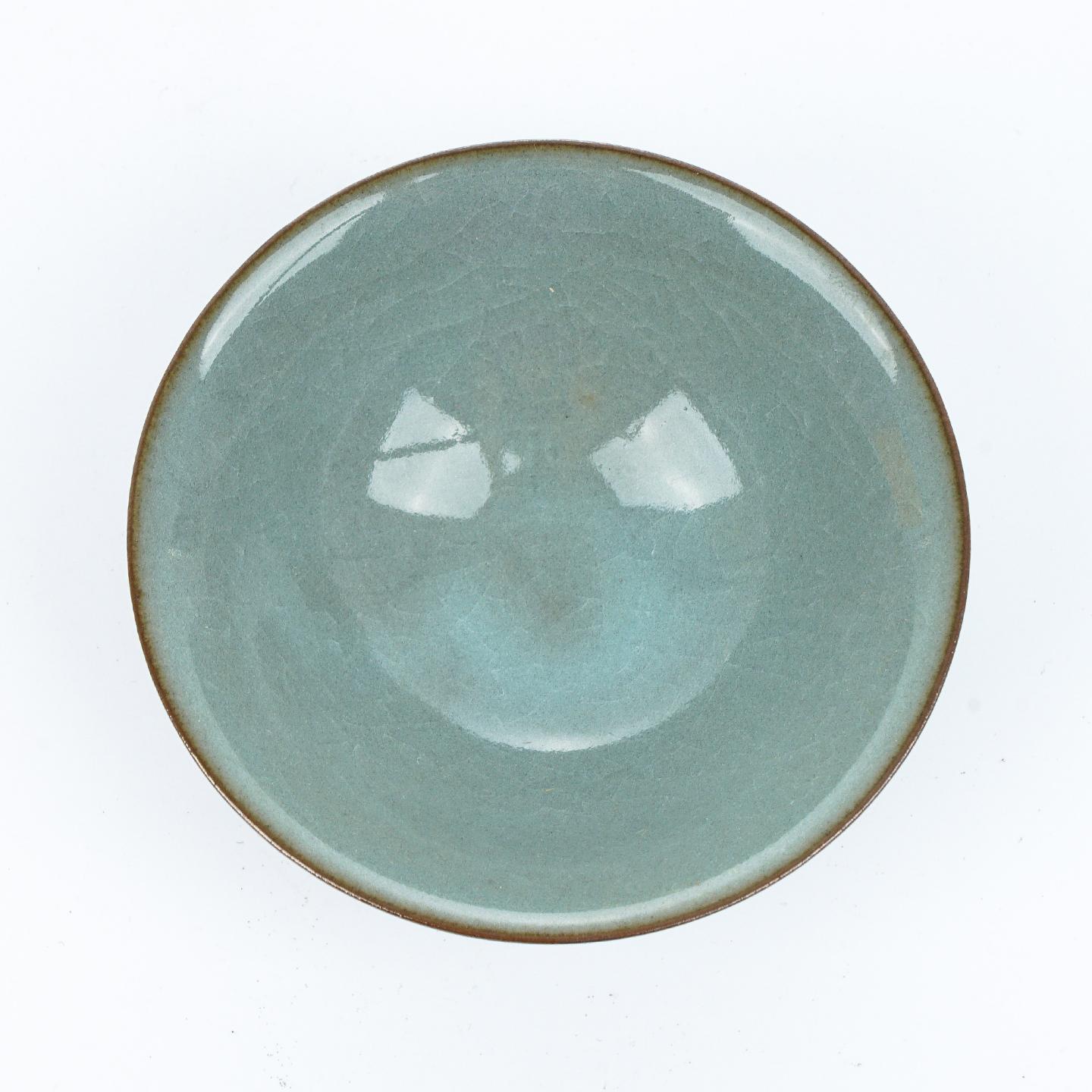 龙泉青瓷 斗笠盏 六支 约高34mm