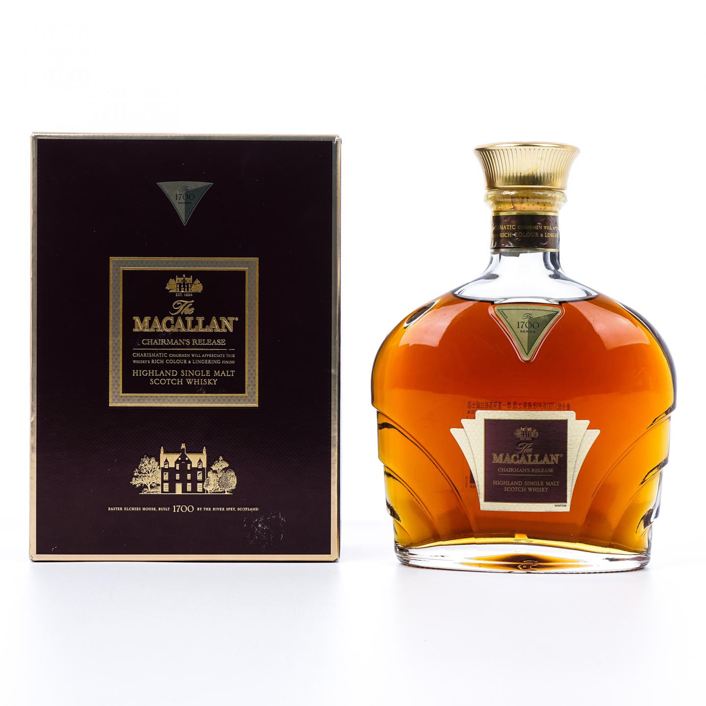 Macallan 麦卡伦 1700系列 2013 Chairman's Release