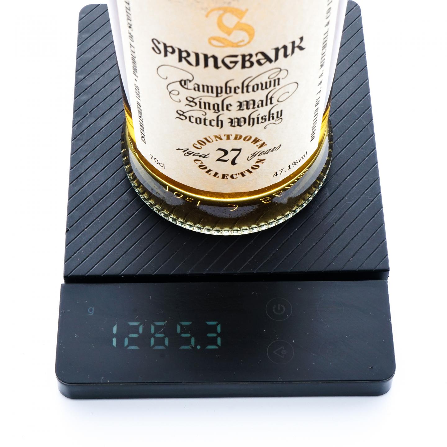 Springbank 云顶 27年 2023 倒计时系列 首版