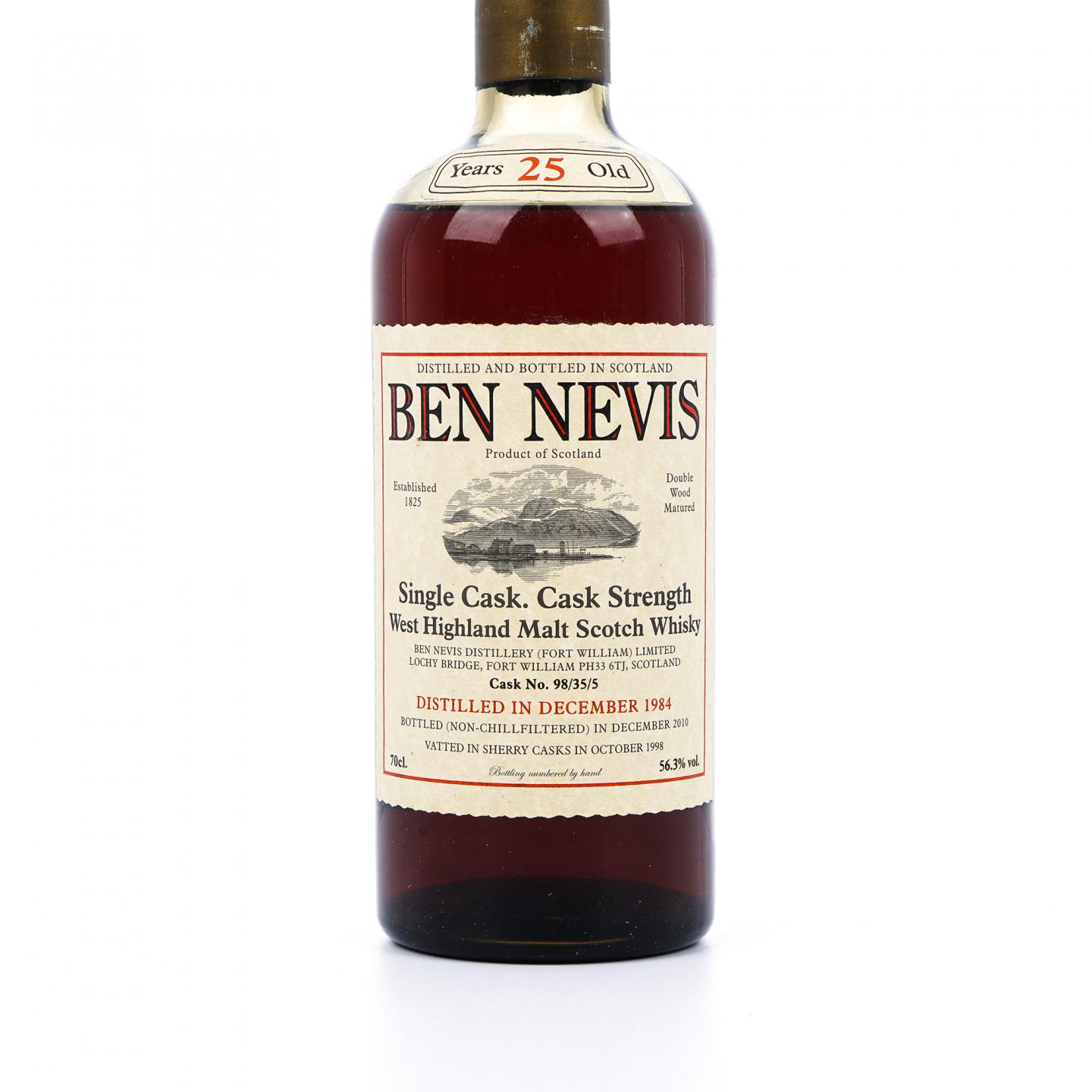 Ben Nevis 本尼维斯 25年 1984-2010 桶强