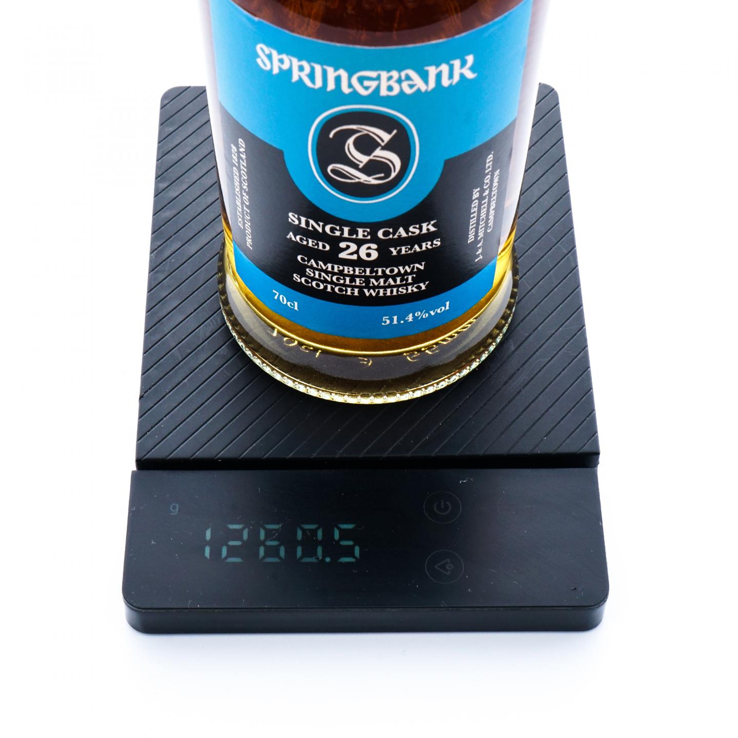 Springbank 云顶 26年 1998-2024 单桶