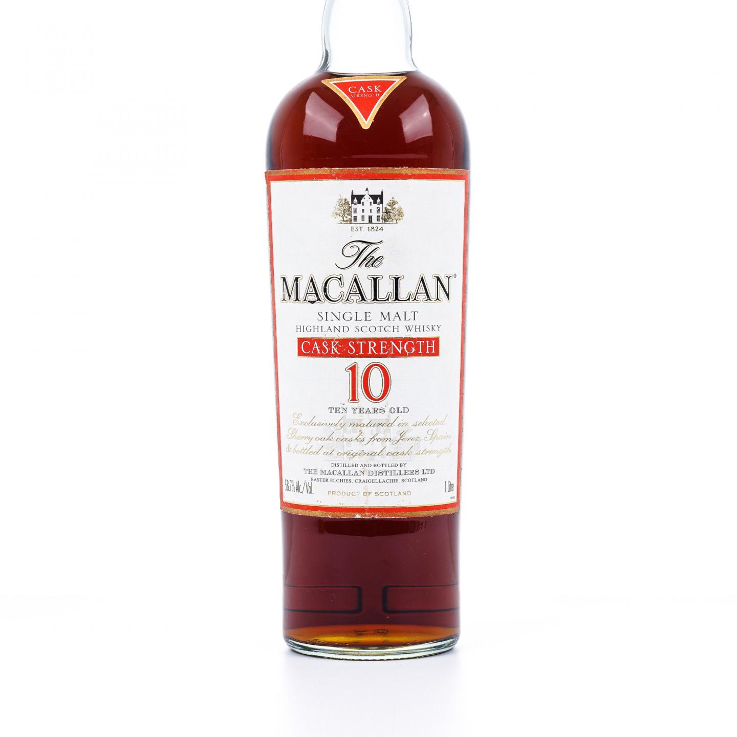 Macallan 麦卡伦 10年 桶强 1升装 58.7%vol.