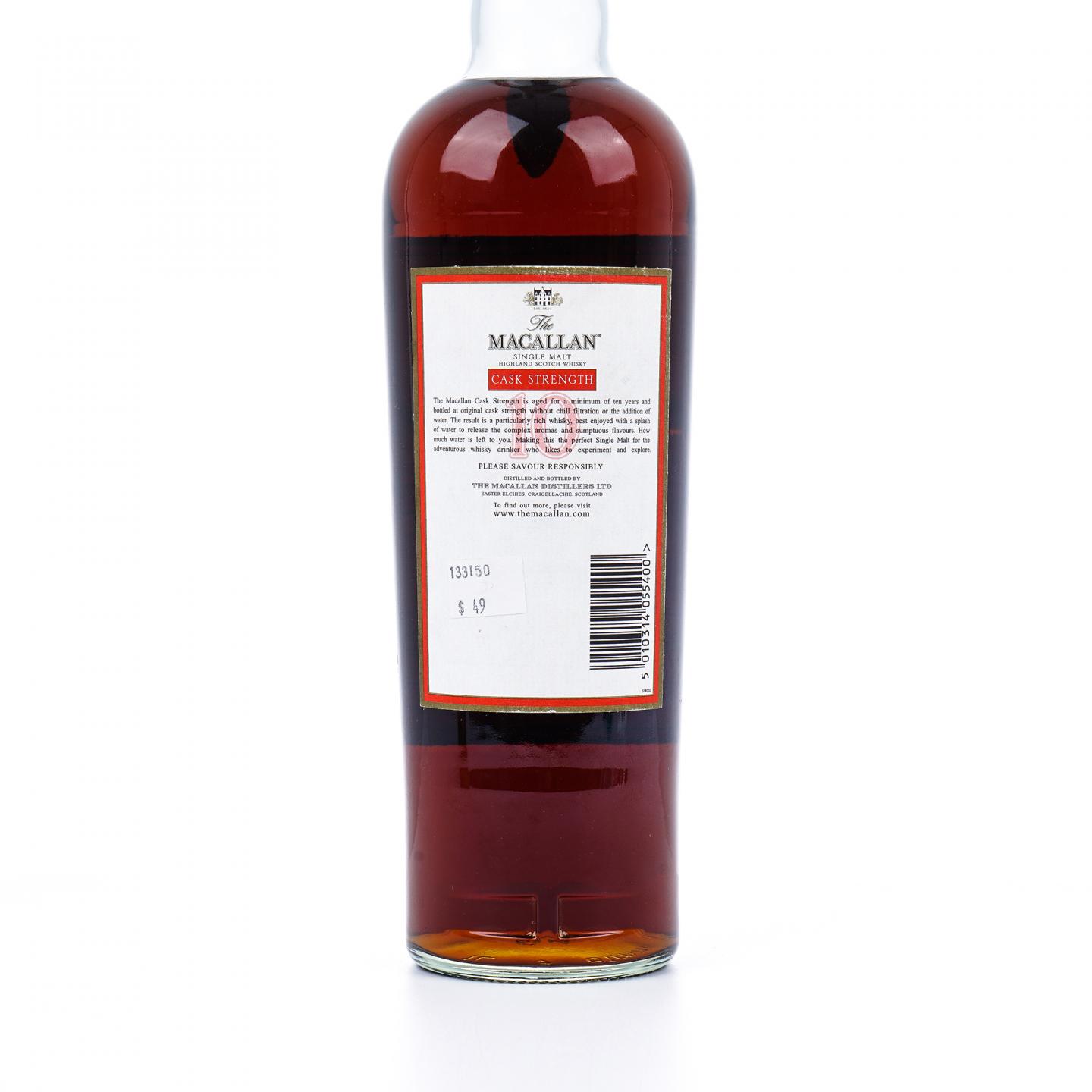 Macallan 麦卡伦 10年 桶强 1升装 58.7%vol.