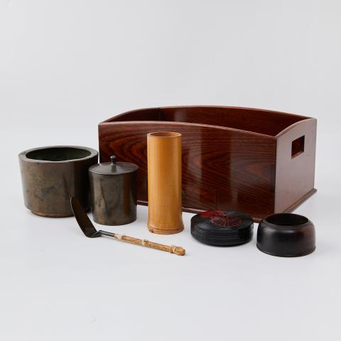 时代金工器｜明治-大正时期 香道具一组