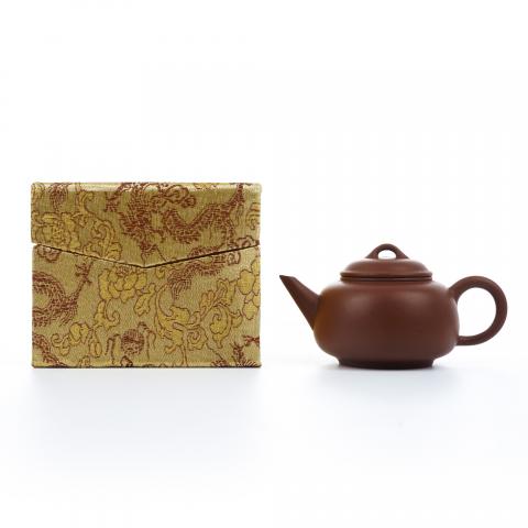 老一厂壶 石蹬壶 紫砂壶 约80年代 约170cc 约高65mm