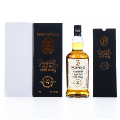 Springbank 云顶 27年 2023 倒计时系列 首版