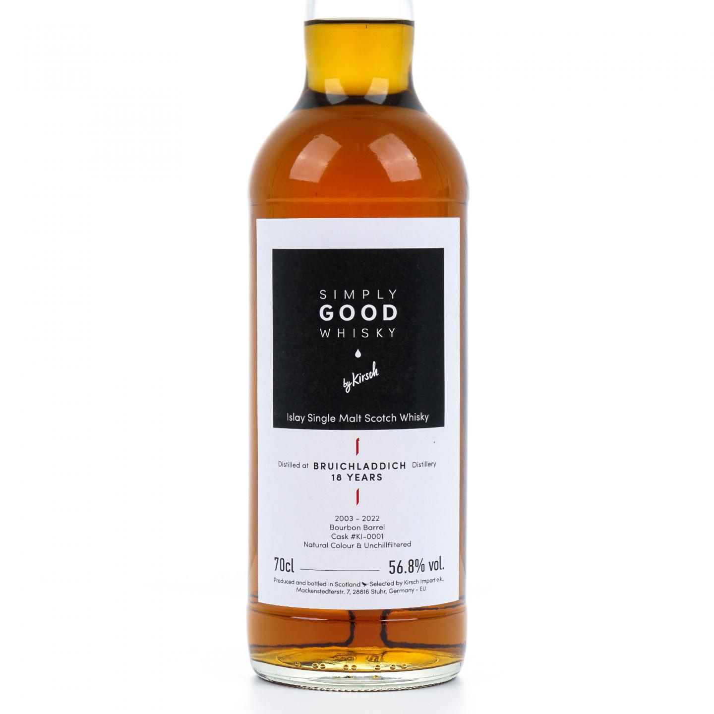 Bruichladdich 布赫拉迪 18年 2003-2022 Kl