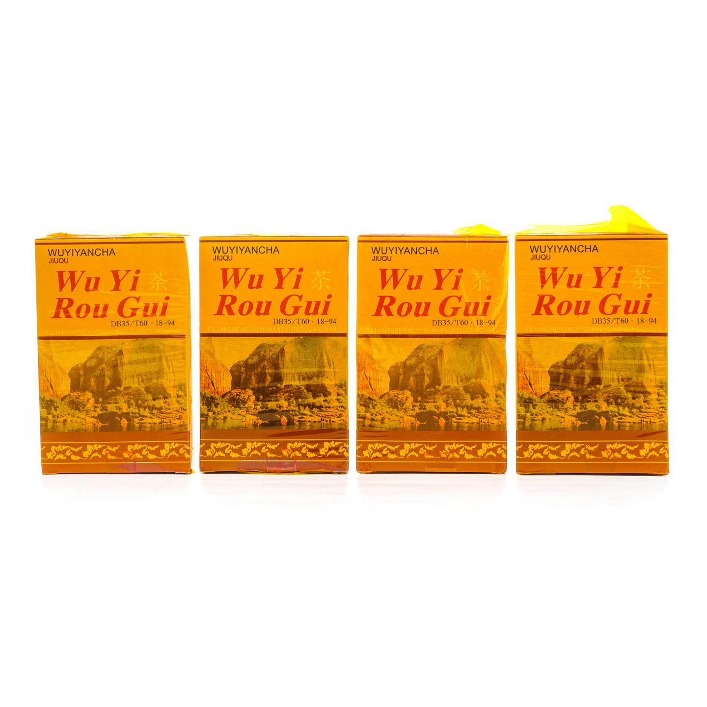 1999年 武夷山市九曲茶厂 正岩精品肉桂 4盒组*50克