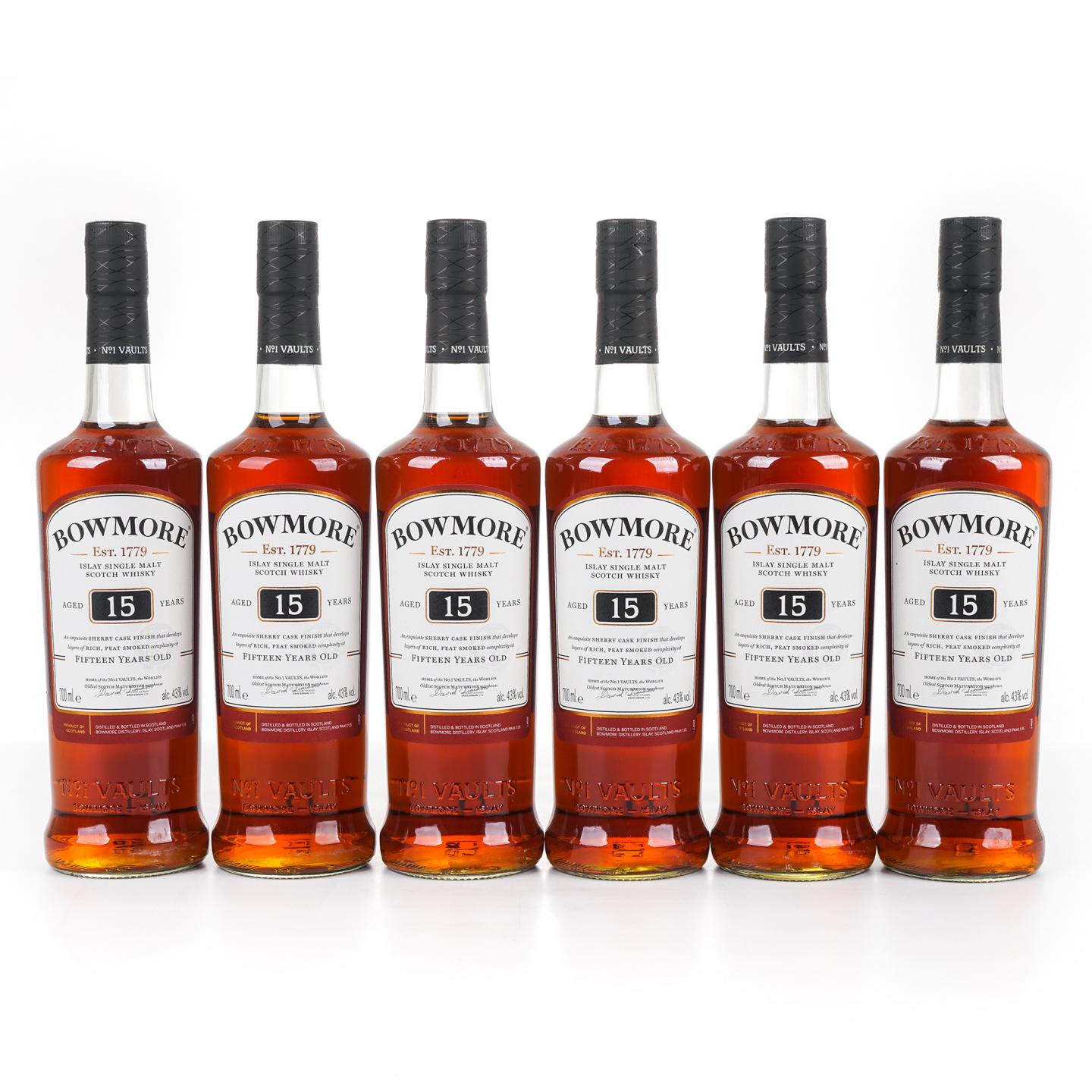 Bowmore 波摩 15年 雪莉桶后熟 6瓶组