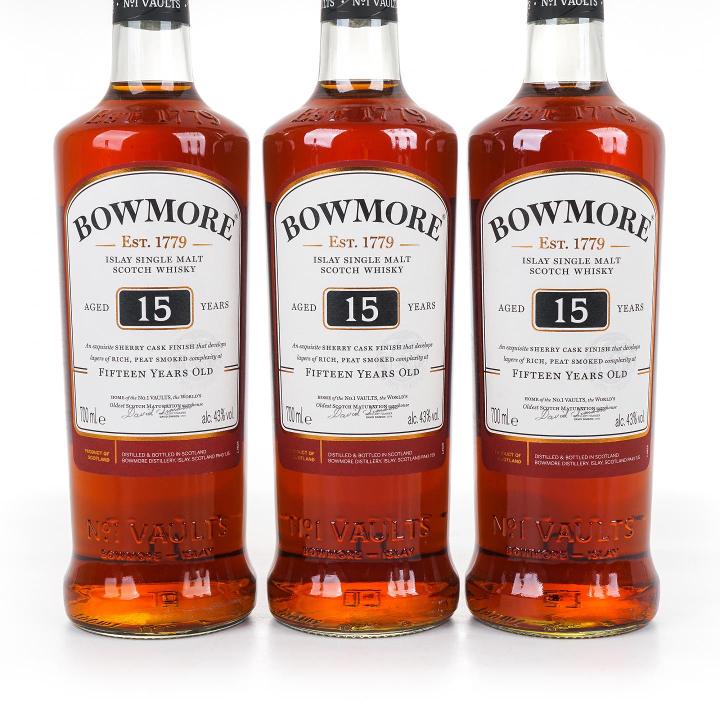 Bowmore 波摩 15年 雪莉桶后熟 6瓶组