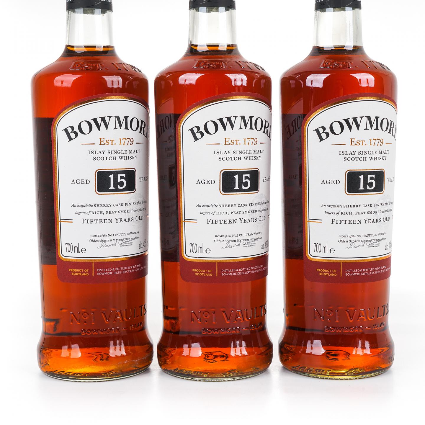 Bowmore 波摩 15年 雪莉桶后熟 6瓶组