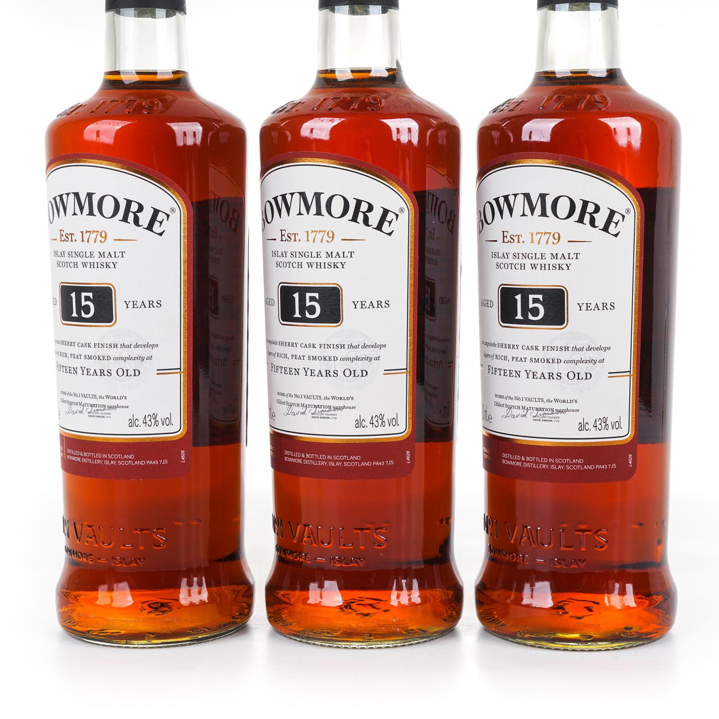 Bowmore 波摩 15年 雪莉桶后熟 6瓶组