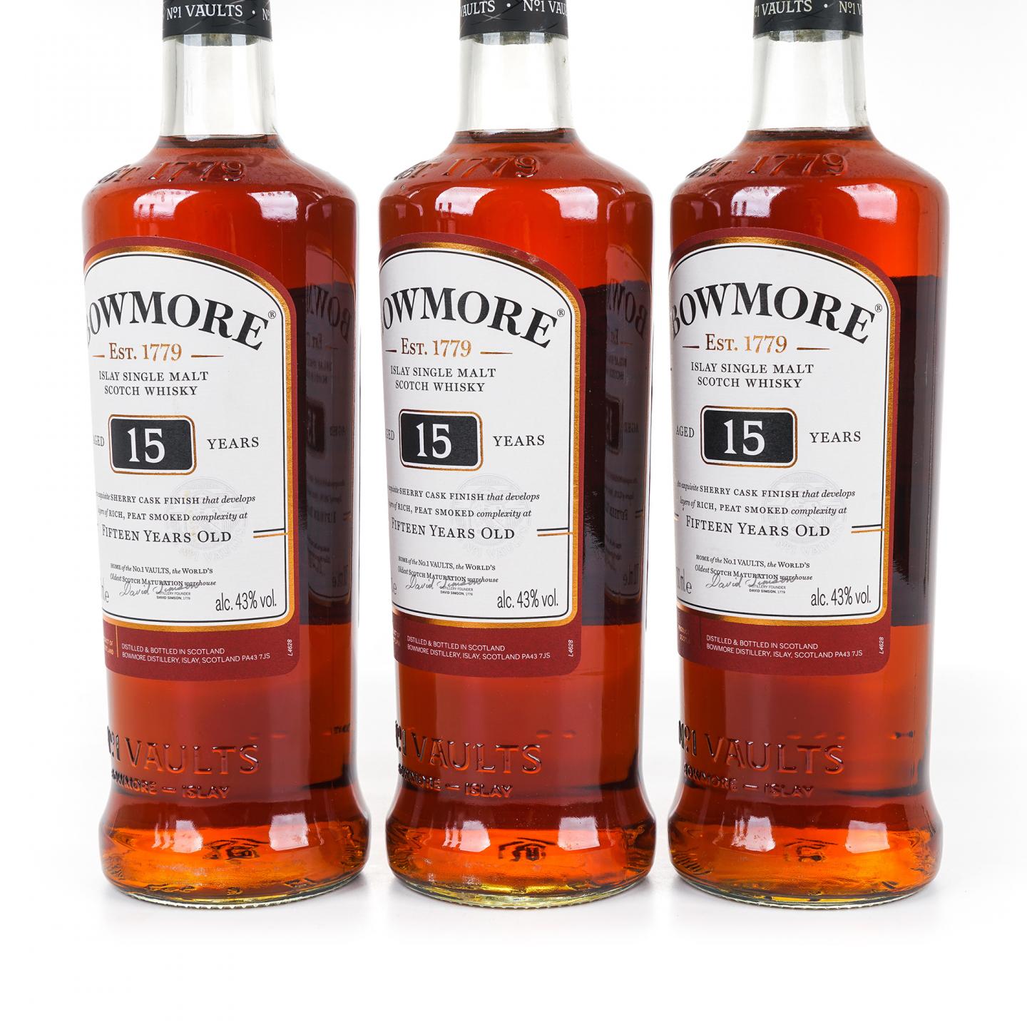 Bowmore 波摩 15年 雪莉桶后熟 6瓶组
