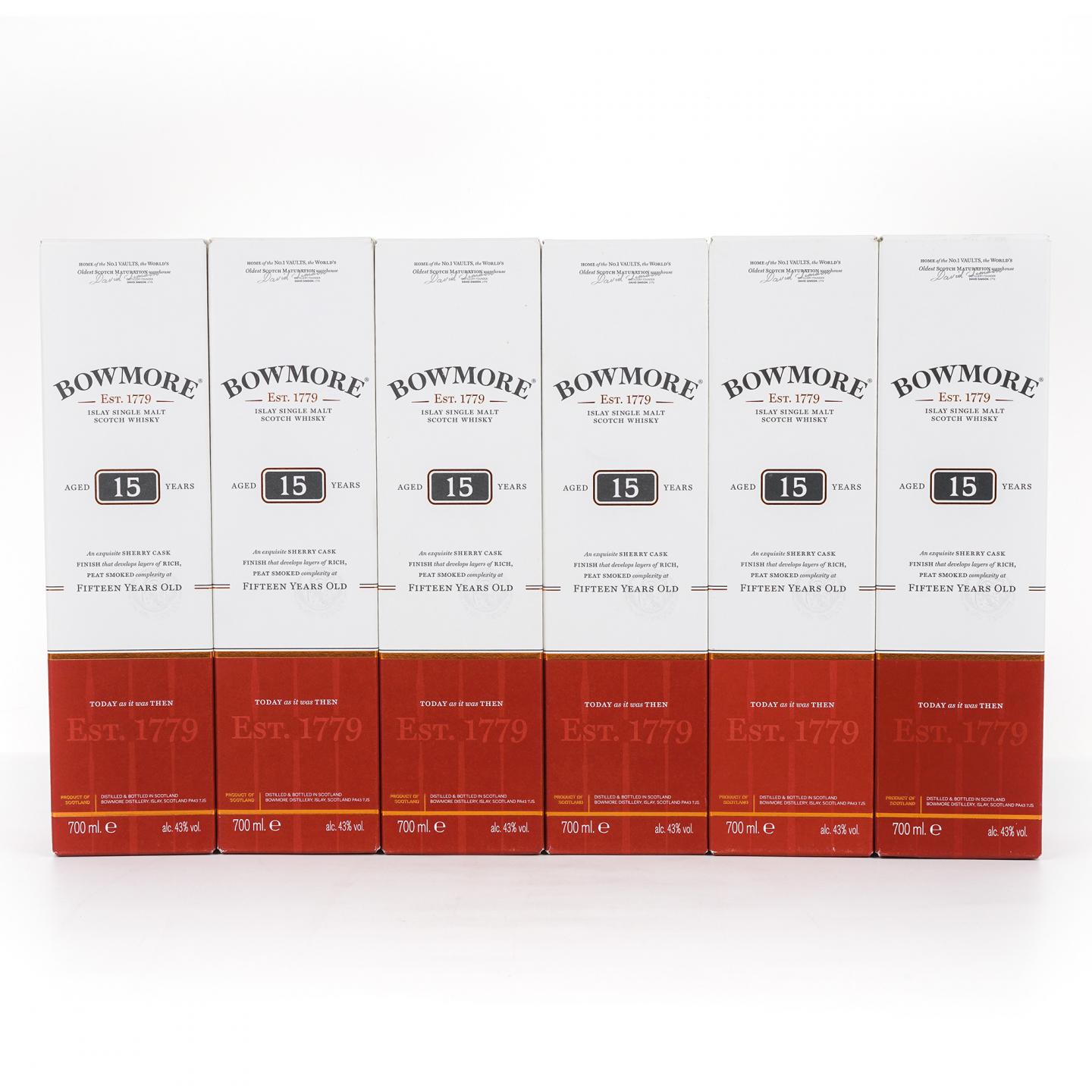 Bowmore 波摩 15年 雪莉桶后熟 6瓶组