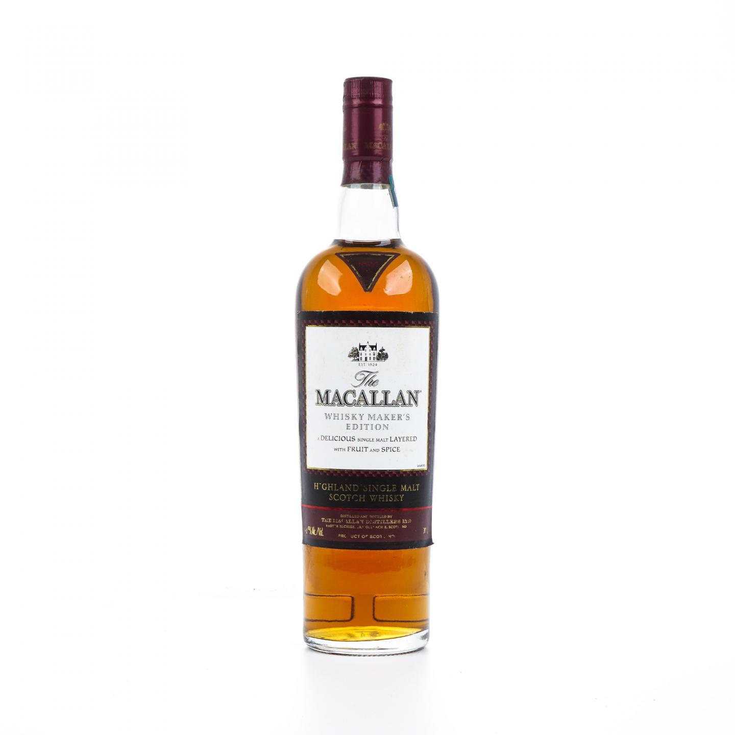 Macallan 麦卡伦 1824系列 Whisky Maker's Edition