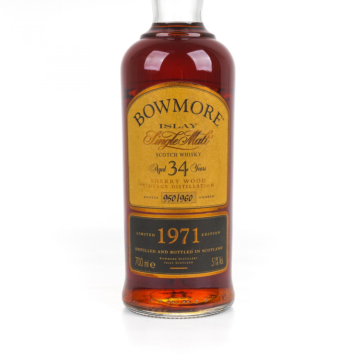 Bowmore 波摩 34年 1971 雪莉桶