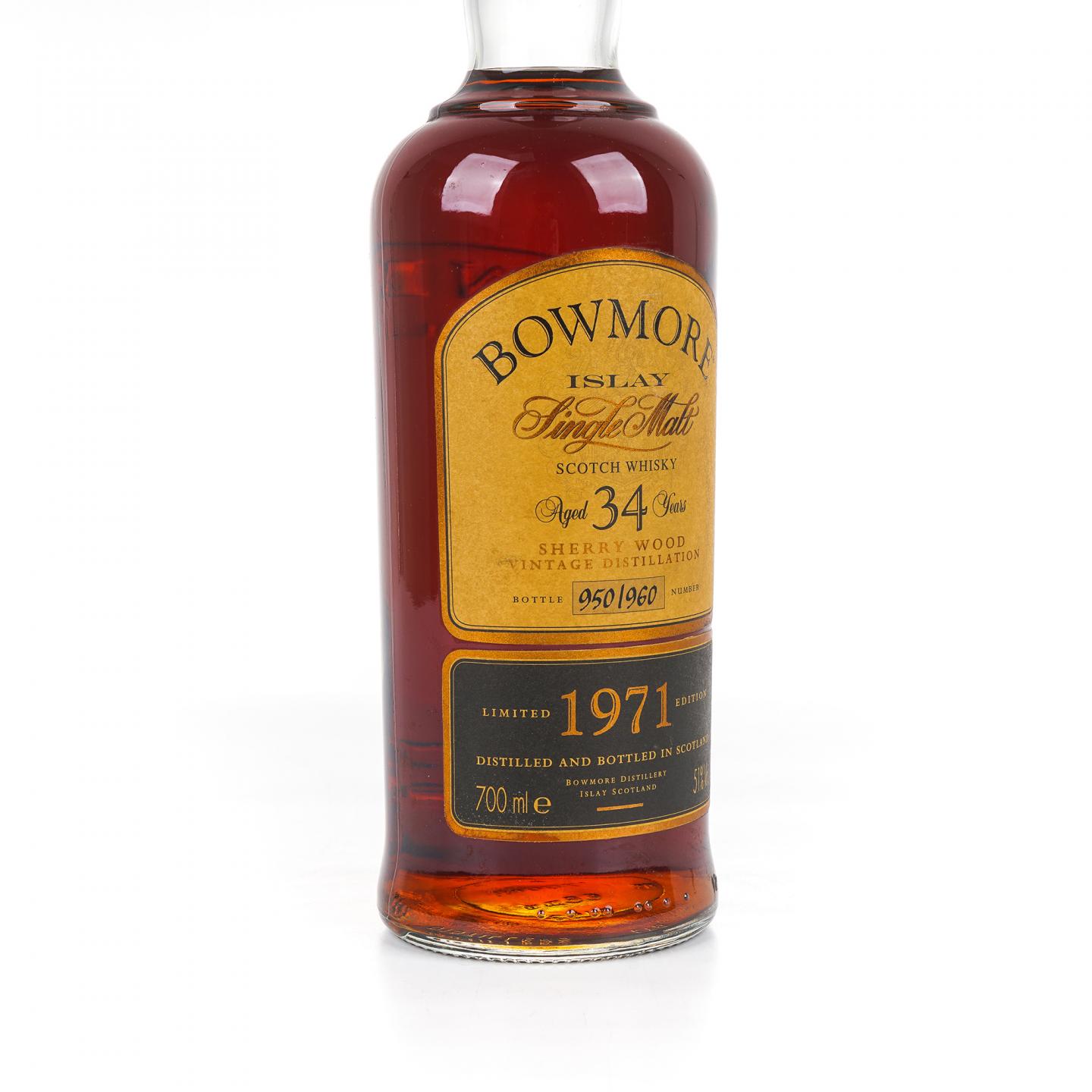 Bowmore 波摩 34年 1971 雪莉桶