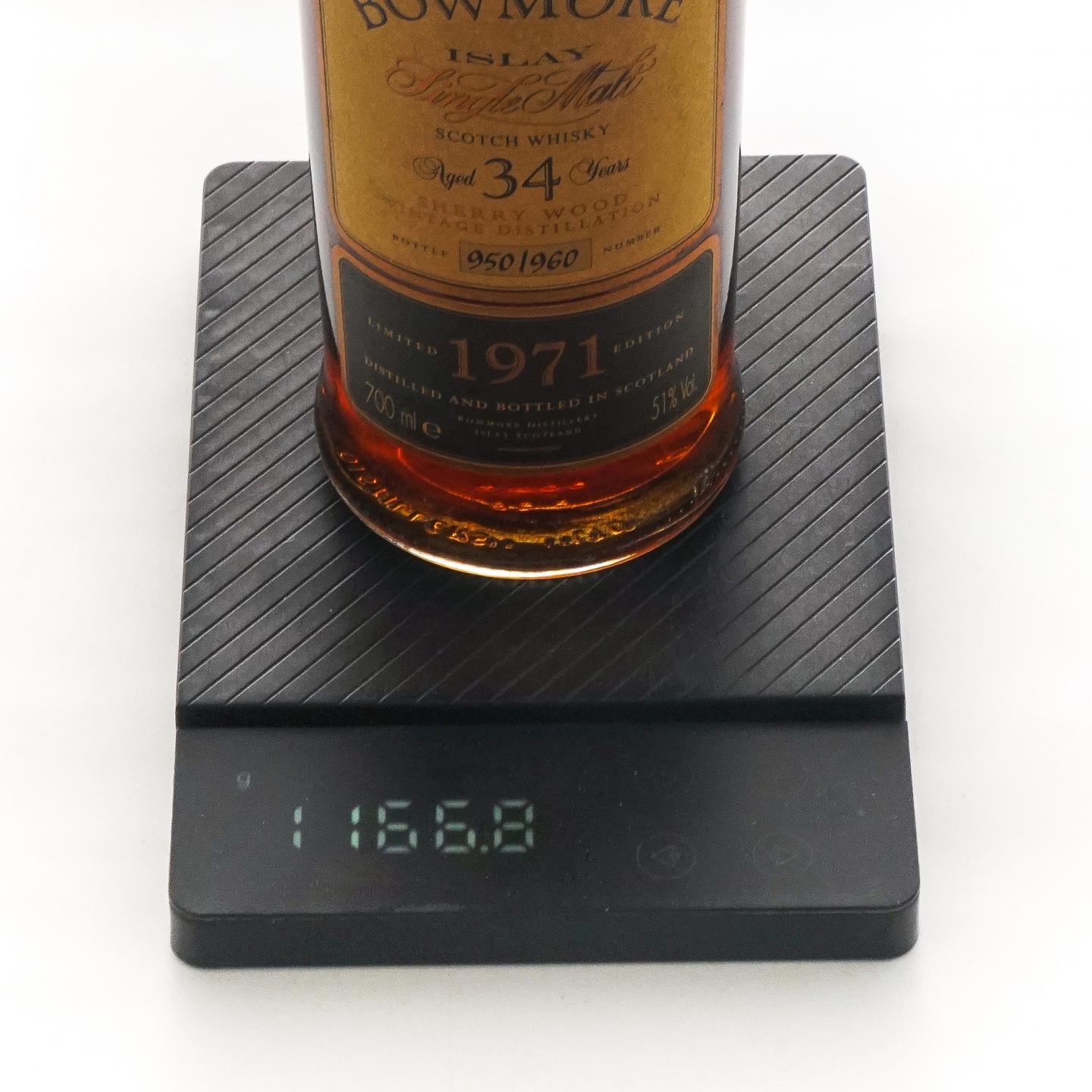 Bowmore 波摩 34年 1971 雪莉桶
