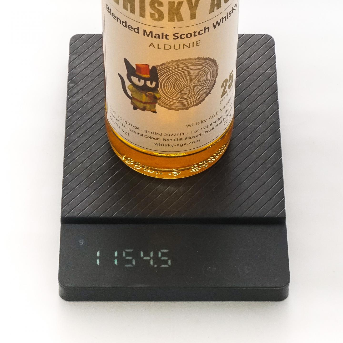Aldunie 25年 奇富酒厂出品 1997-2022 WAGE 汤匙桶 调和