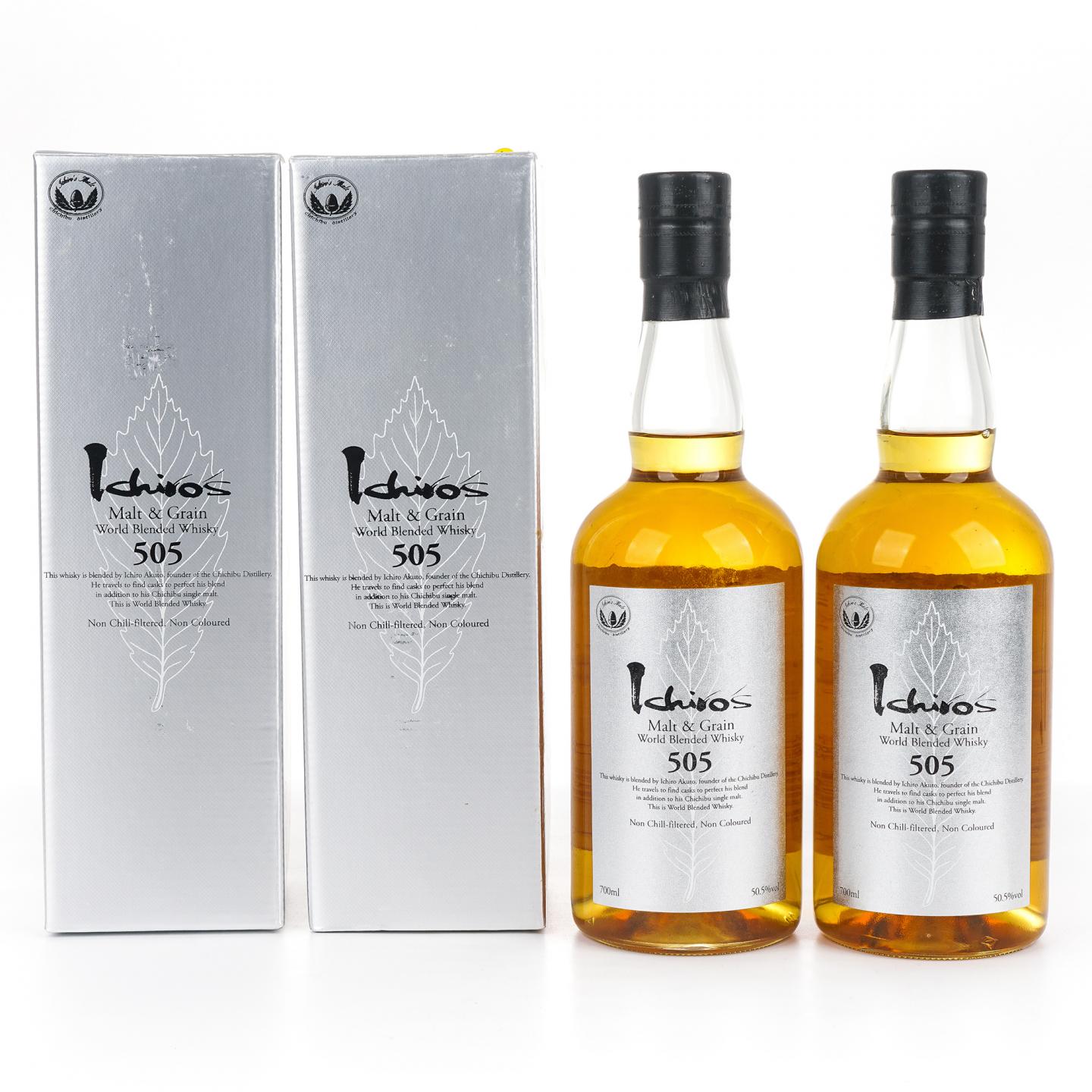 Ichiro’s Malt & Grain 秩父出品 银叶 505 世界调和 2瓶组