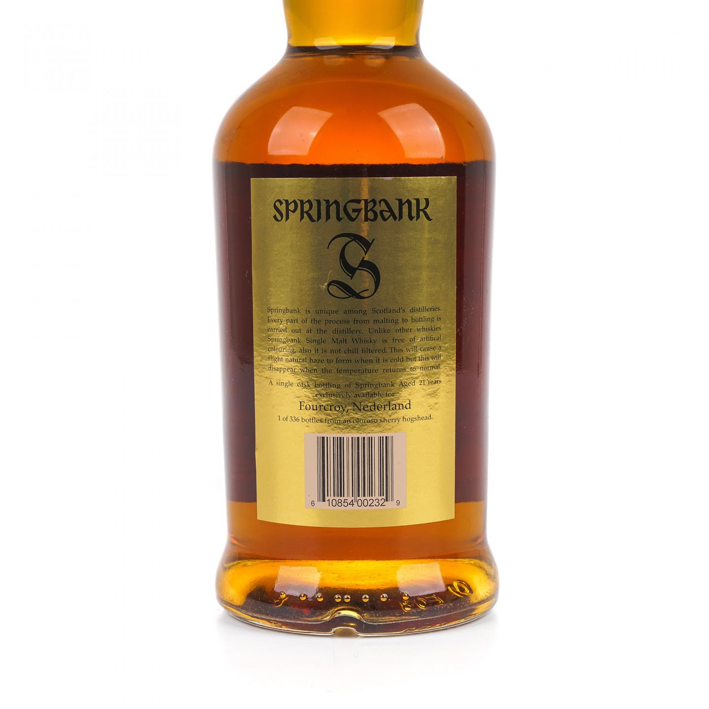 Springbank 云顶 21年 2016 单桶 48%